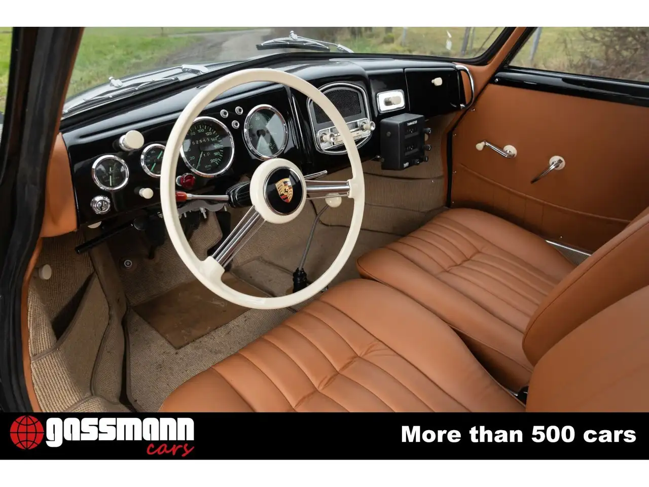 Porsche 356 Pre A 1300 - Knickscheibe - Matching, foto 9