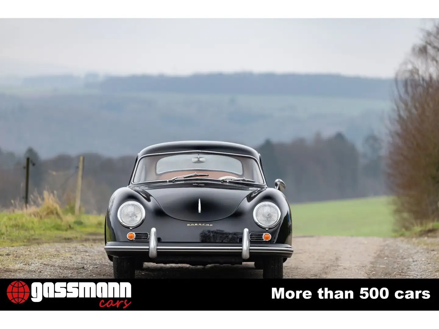 Porsche 356 Porsche 356 Pre A 1300 - Knickscheibe - Matching Schwarz - 2