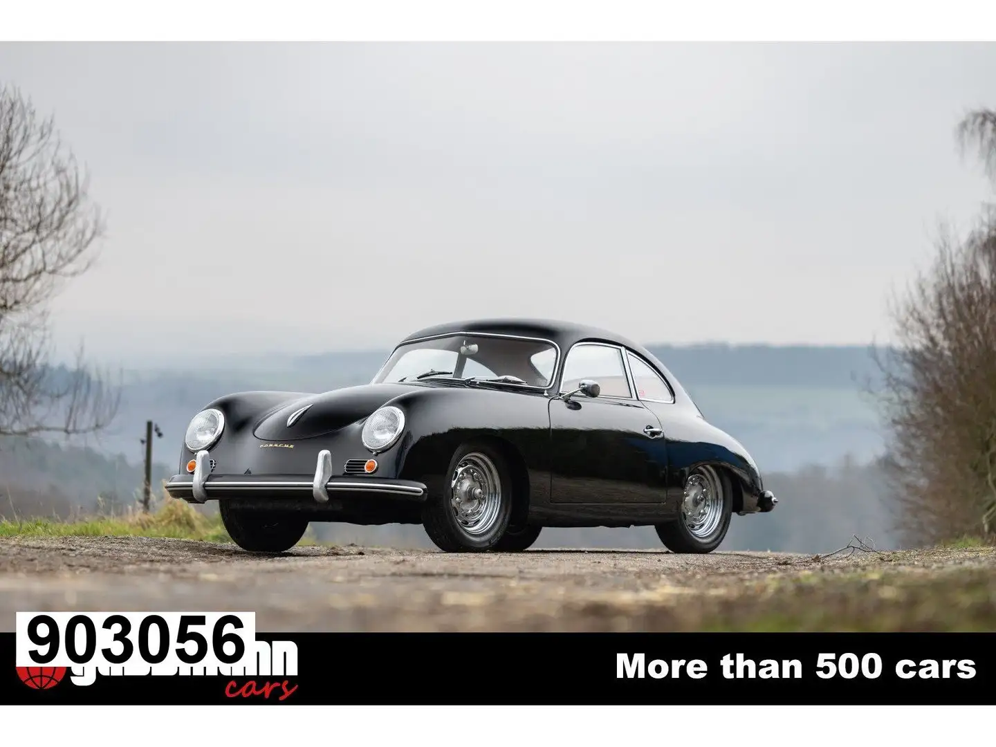 Porsche 356 Porsche 356 Pre A 1300 - Knickscheibe - Matching Schwarz - 1