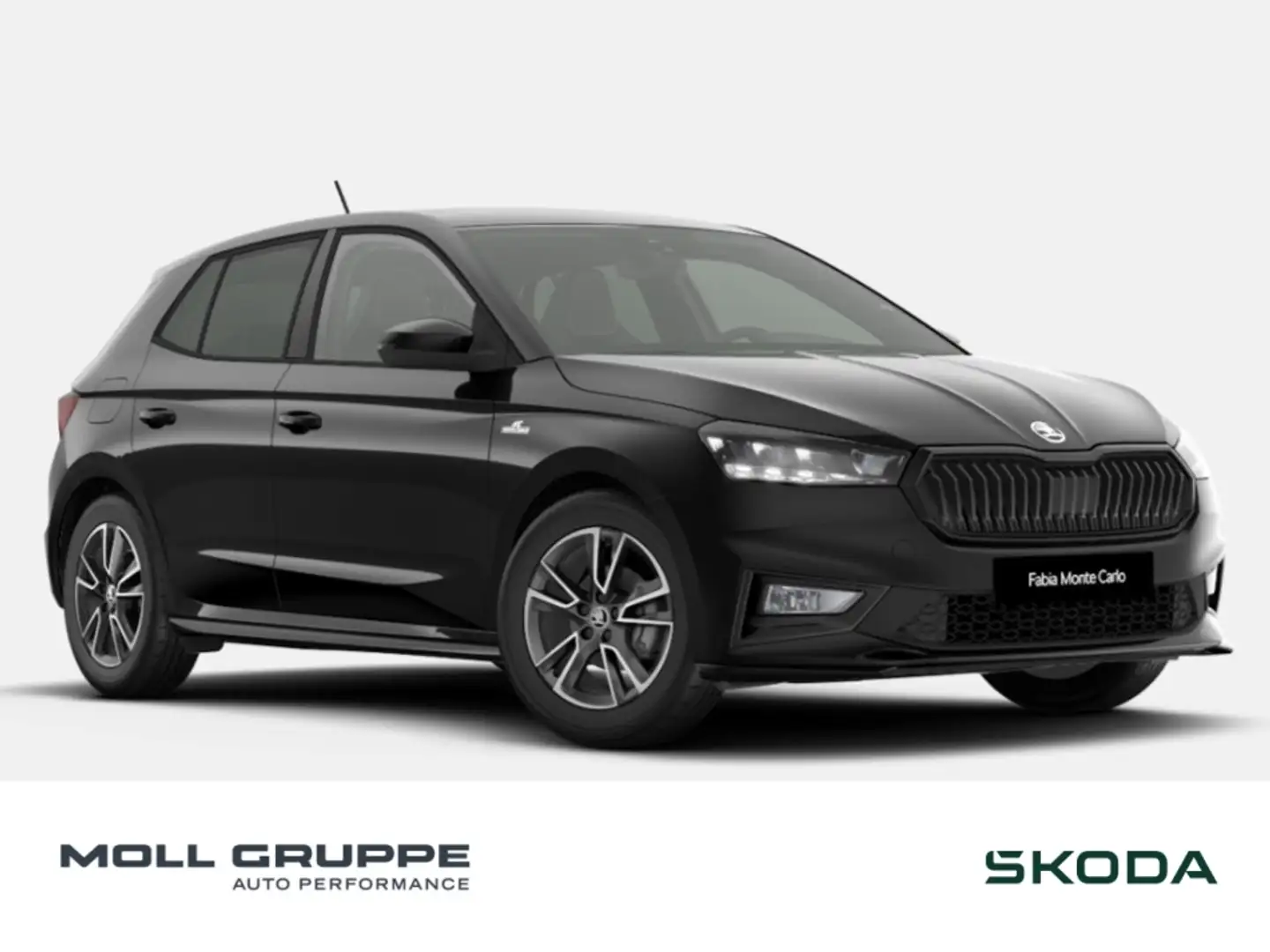Skoda Fabia 1.5 TSI Monte Carlo 2xKLIMA ACC AUT KAM Zwart - 1