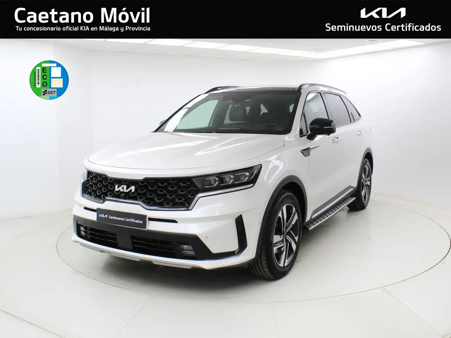 Kia Sorento 1.6 T-GDi HEV Black Edition 4x2 7pl Blanco - 1