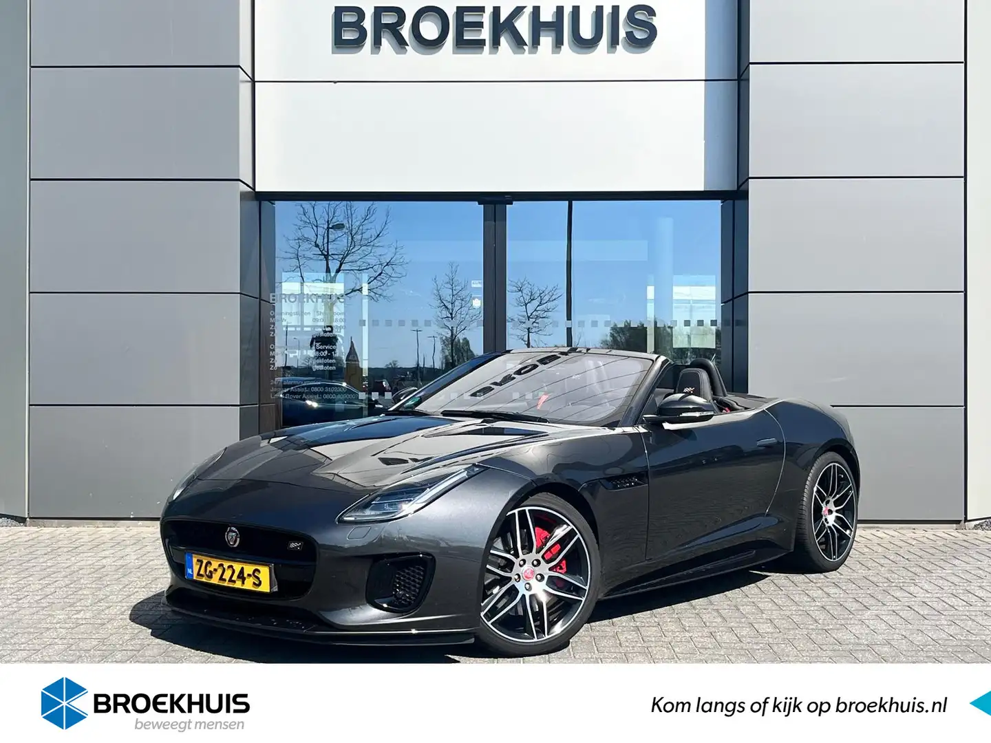 Jaguar F-Type 2.0T Chequered Flag | NL-Auto | 1e Eigenaar | Perf Grijs - 1