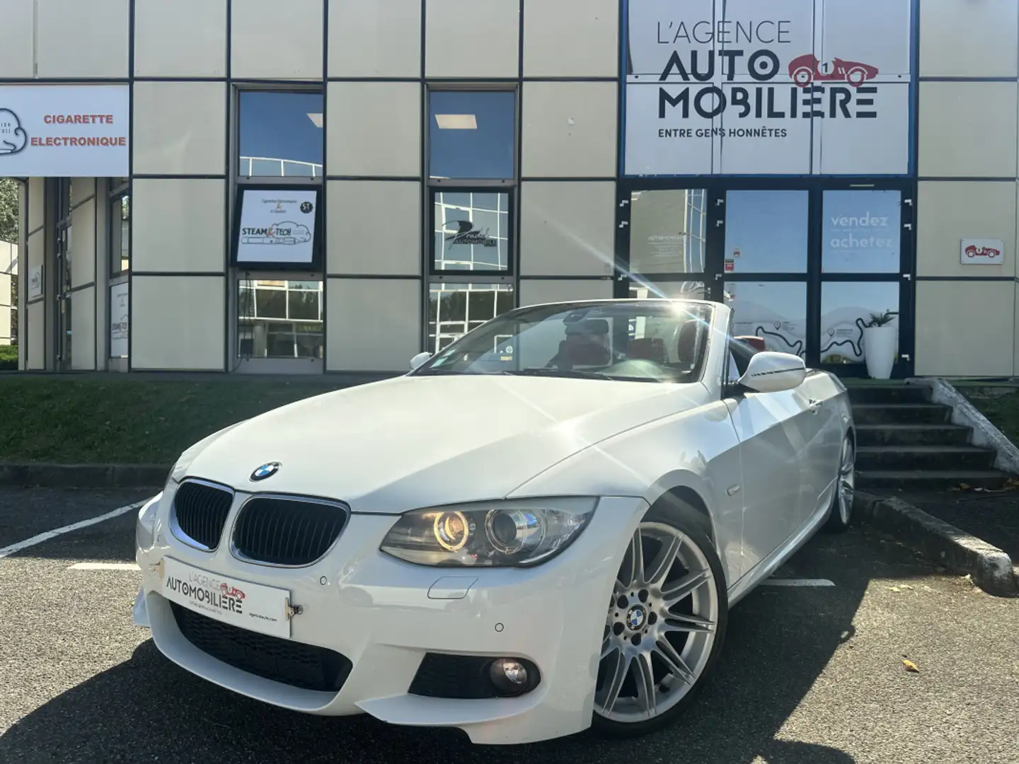 BMW 316 E93 320d 184 ch M Sport Blanc - 1