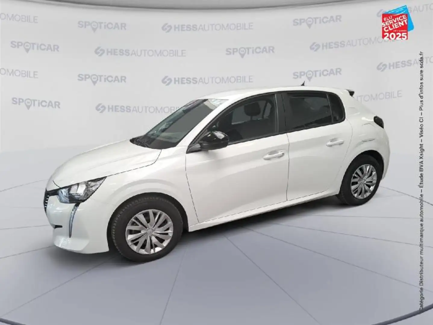 Peugeot 208 1.5 BlueHDi 100ch S/S Active Blanc - 1