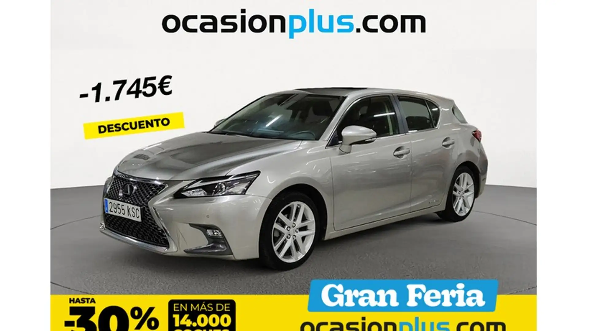 Lexus CT 200h Luxury Gris - 1