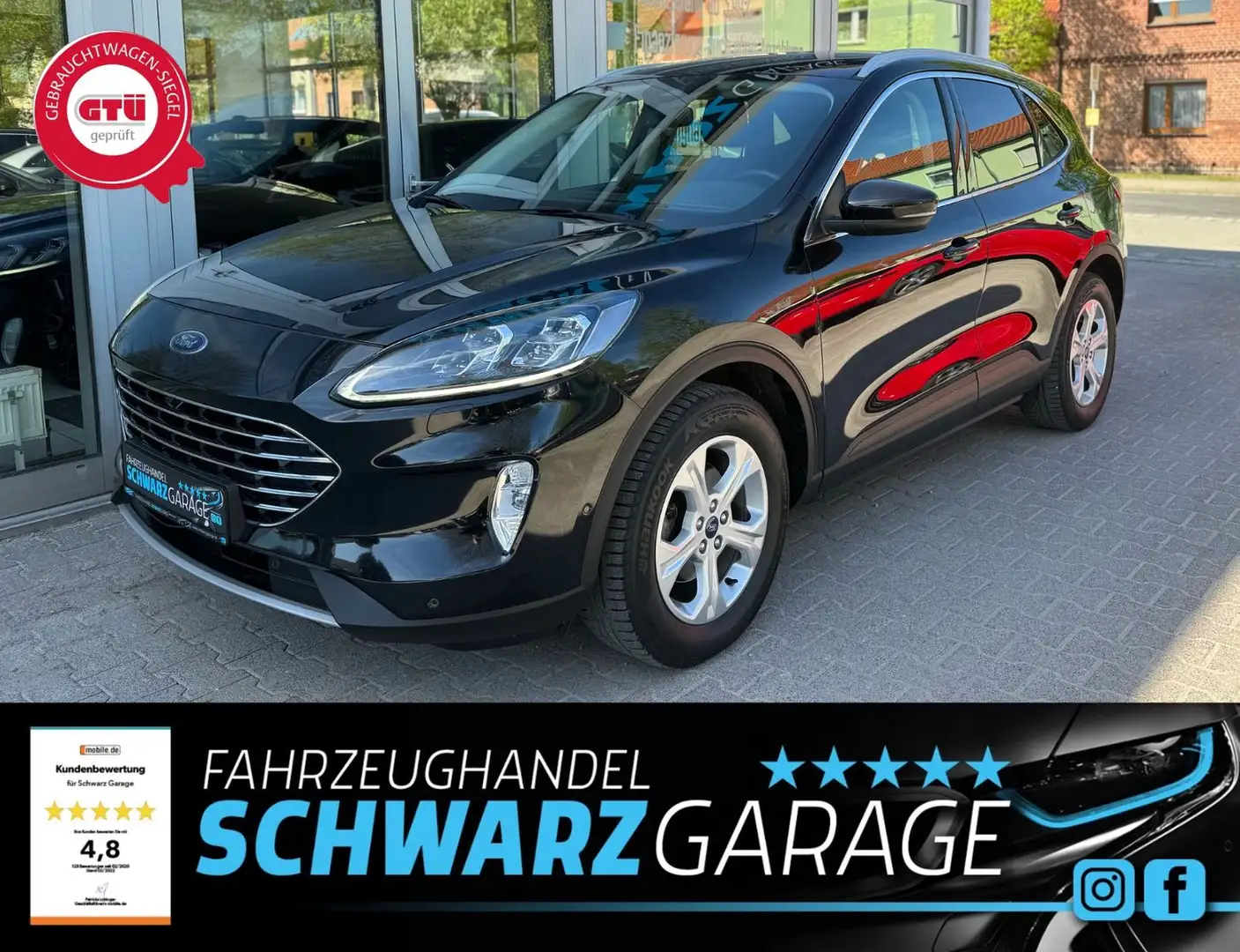 Ford Kuga Titanium X*KAMERA*LED*SPURHALTE*LHZ* Schwarz - 1