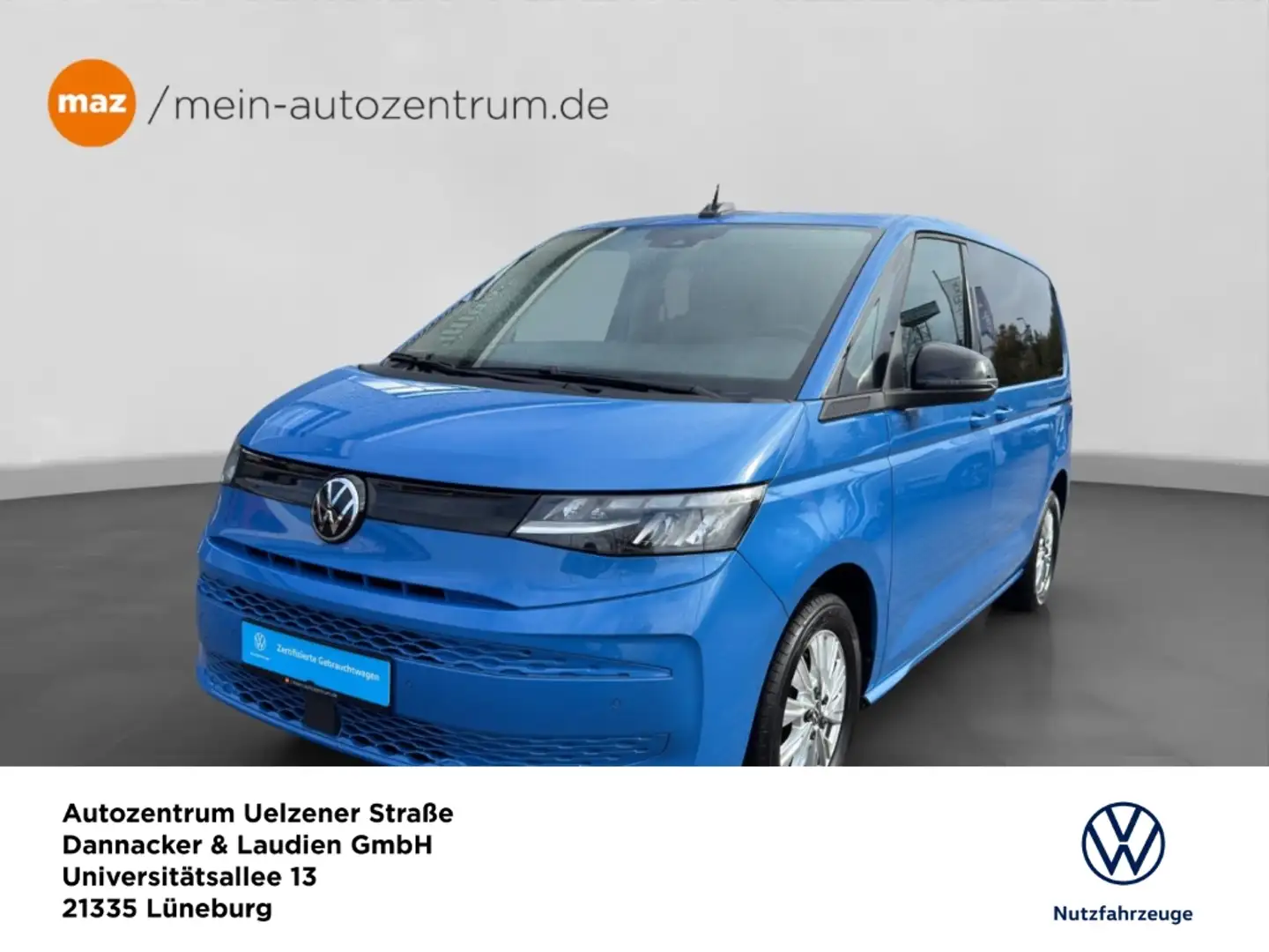 Volkswagen T7 Multivan 2.0 TDI Alu LED AHK Navi Kamera PDC Tempomat Blau - 1