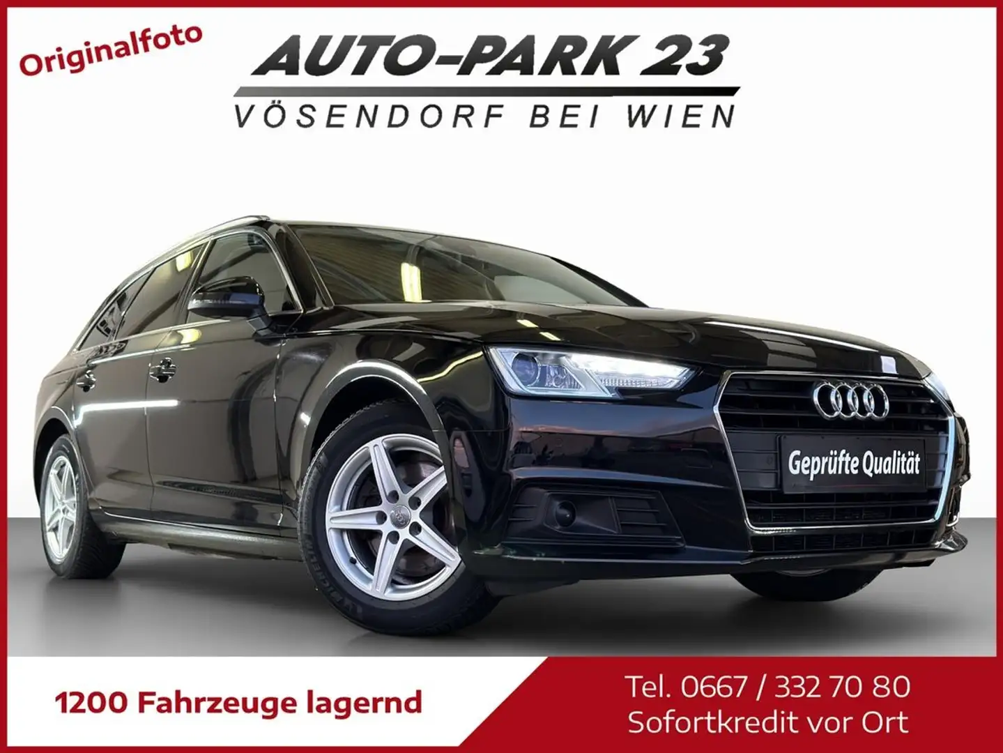 Audi A4 Avant 2,0 TDI**S-tronic**NAVI*TOP-GEPFLEGT*MOD2019 Schwarz - 1