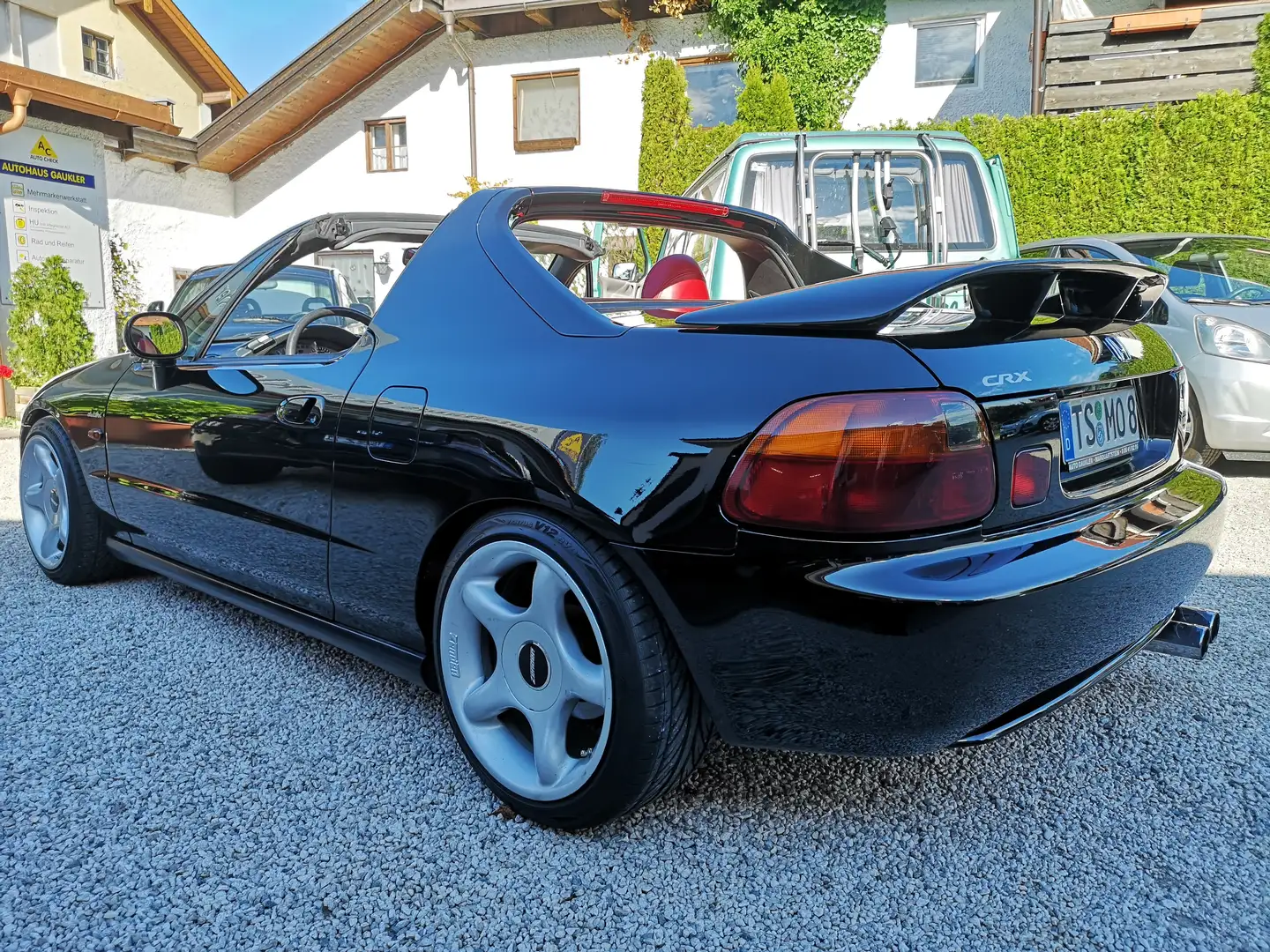 Honda CRX 1.6 ESi del Sol , Leder, 2. Hd., TÜV + KD neu! Nero - 2