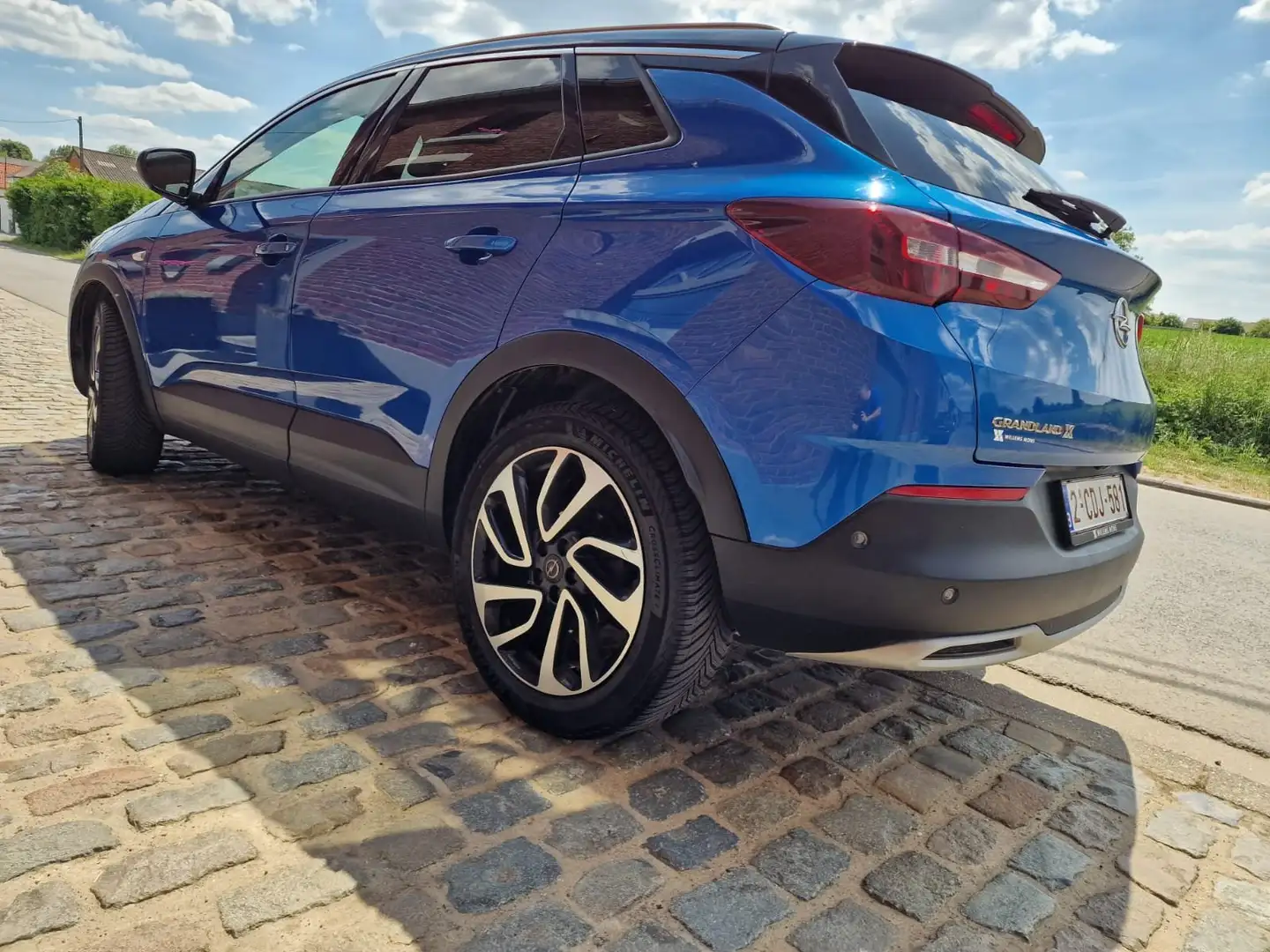 Opel Grandland X Grandland X 1.2 Turbo ECOTEC Full option Blauw - 2