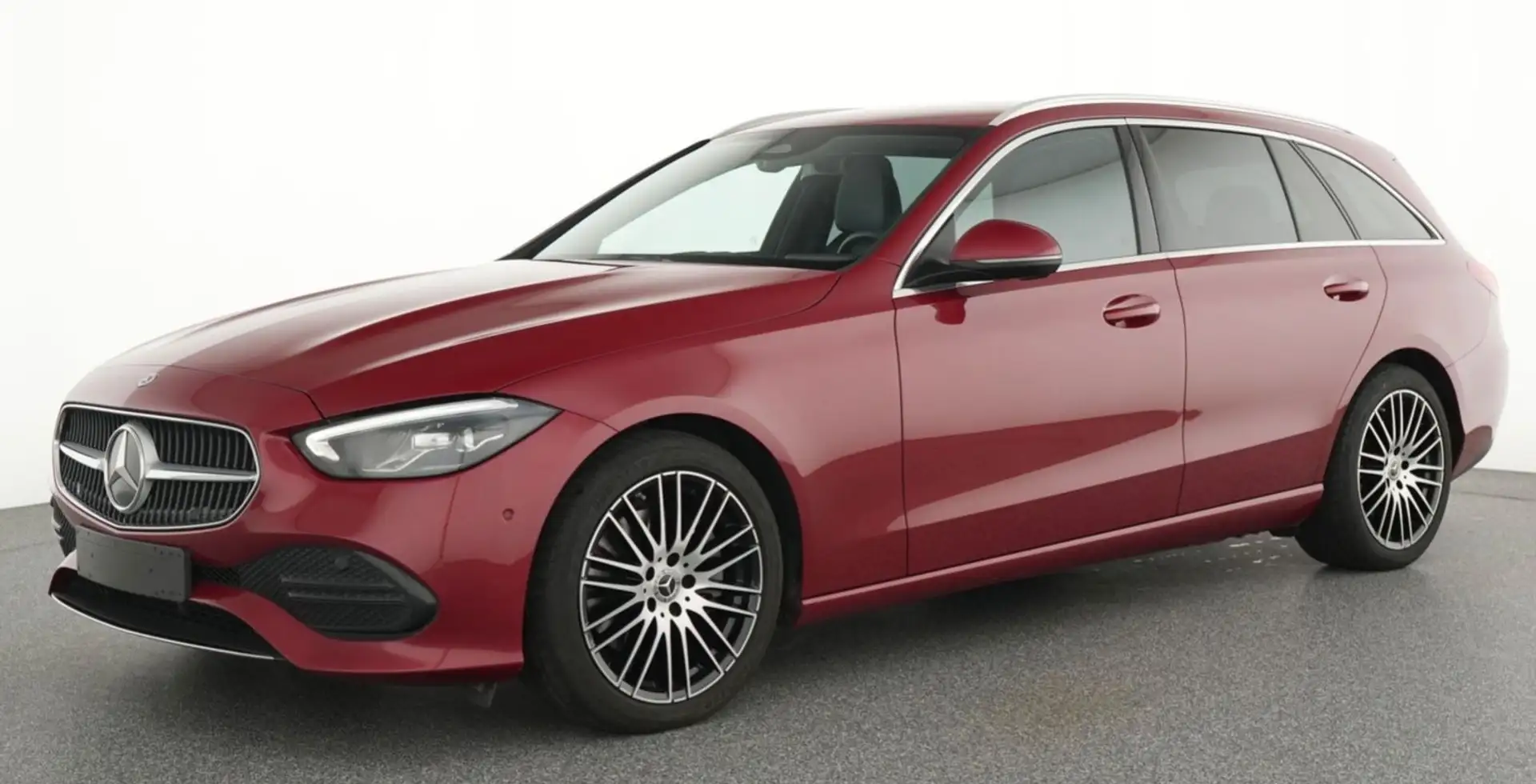 Mercedes-Benz C 220 T d LEDER NAVI LED AMBI MBUX MEM Rot - 1