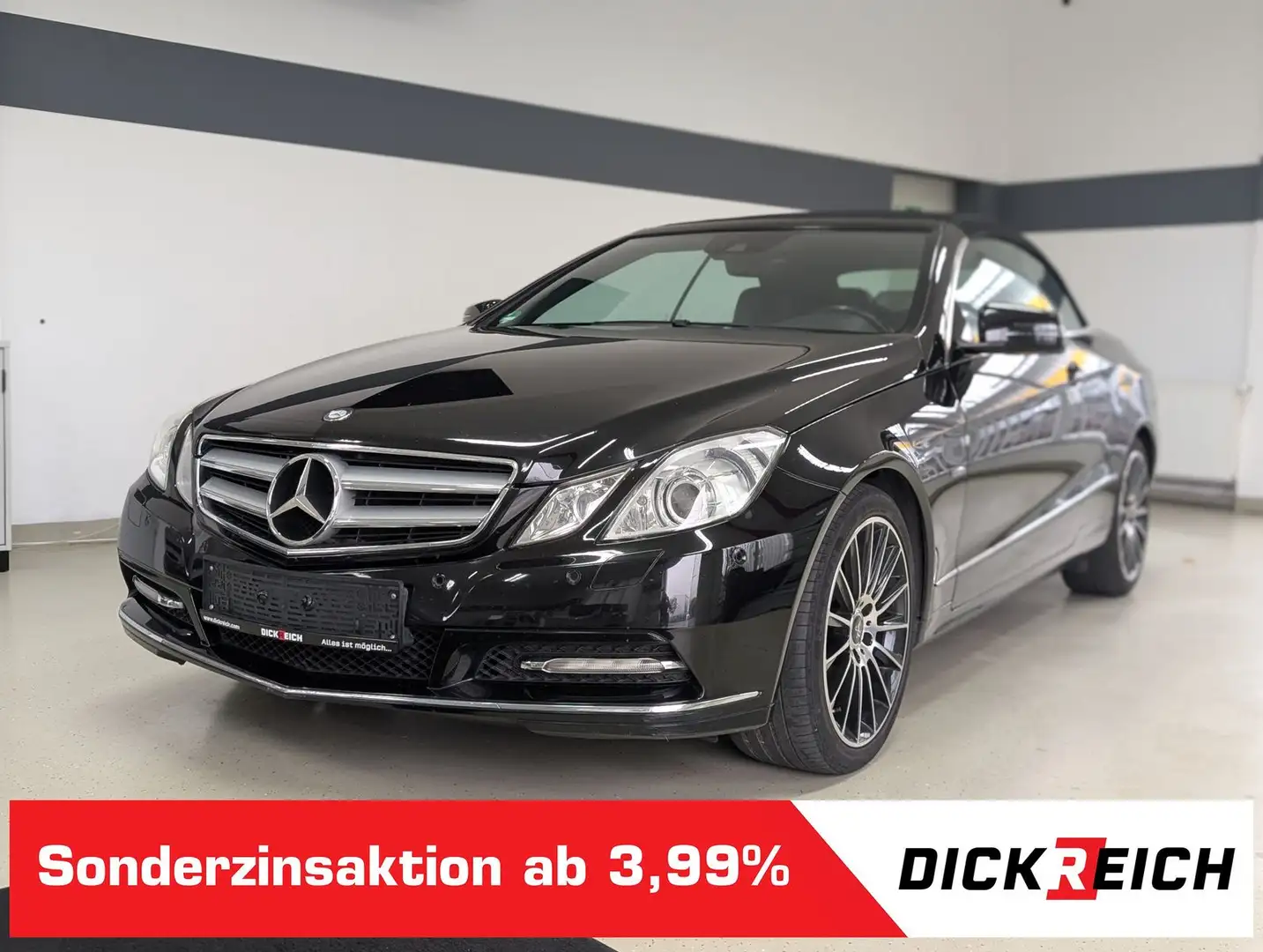 Mercedes-Benz E 200 Cabrio CGI BlueEfficiency TEMP LEDER 18" Schwarz - 1