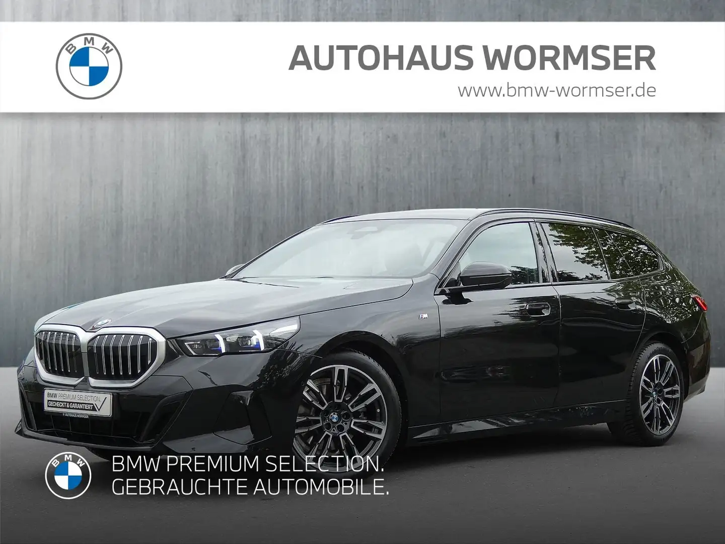 BMW 520 d Touring M Sportpaket HK HiFi DAB LED AHK Schwarz - 1
