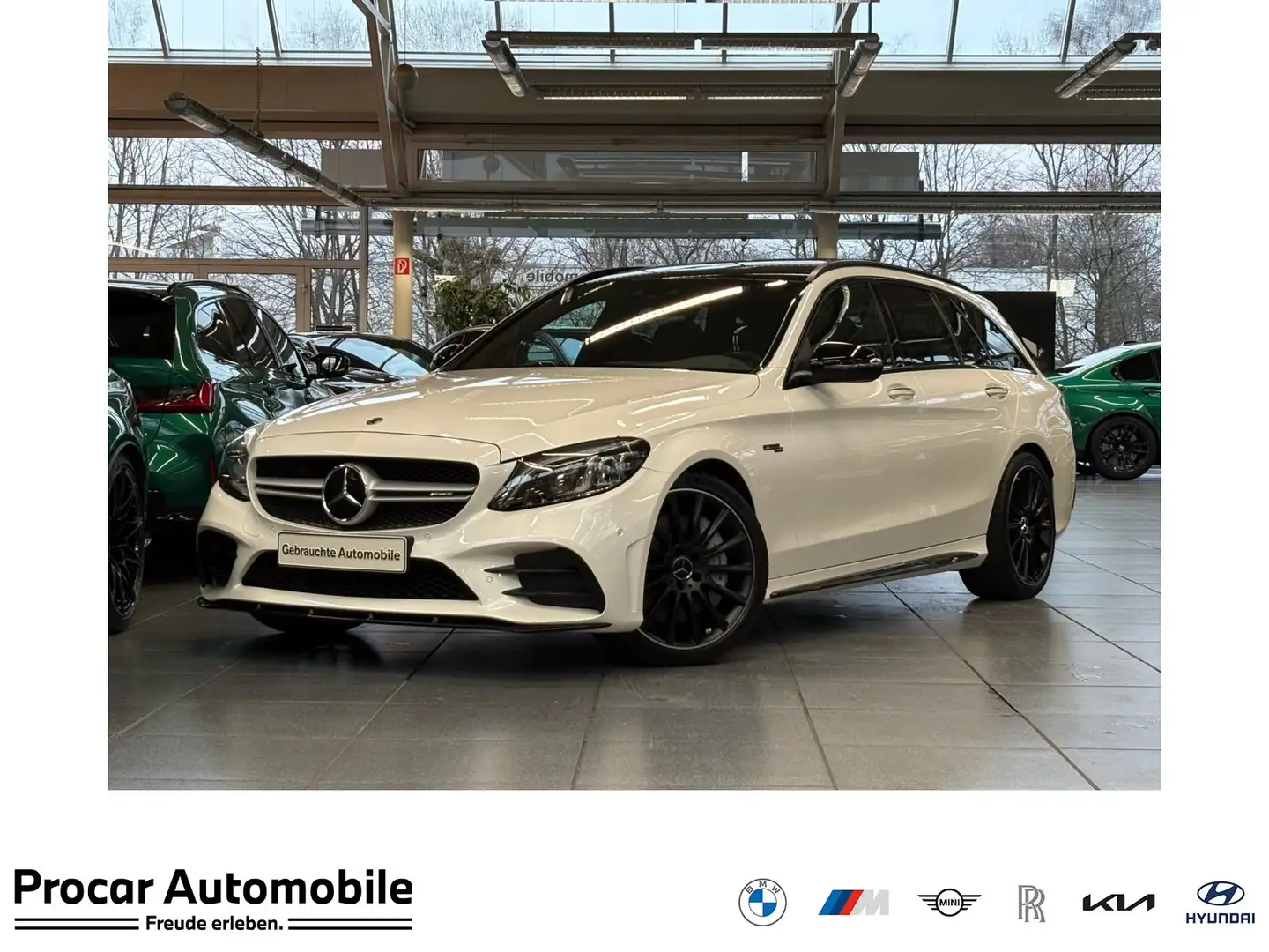 Mercedes-Benz C 43 AMG ACC Pano Burmester Multibeam LED RFK Blanc - 1