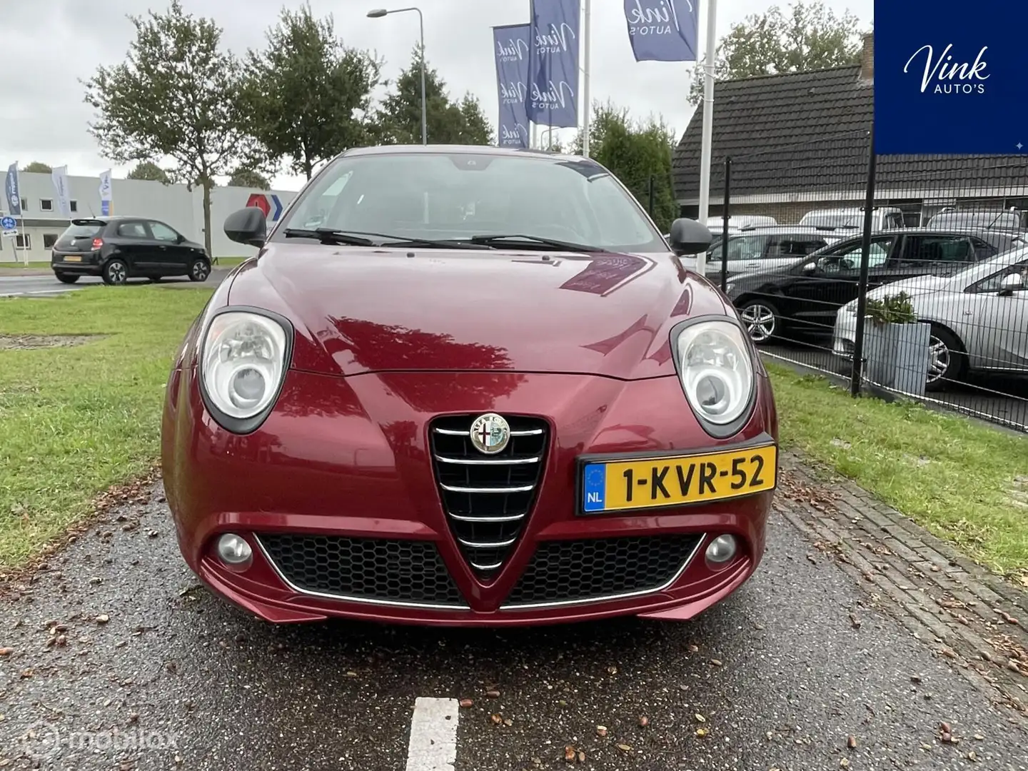 Alfa Romeo MiTo 1.3 JTDm ECO Distinctive Lederen bekleding Automat Rood - 2
