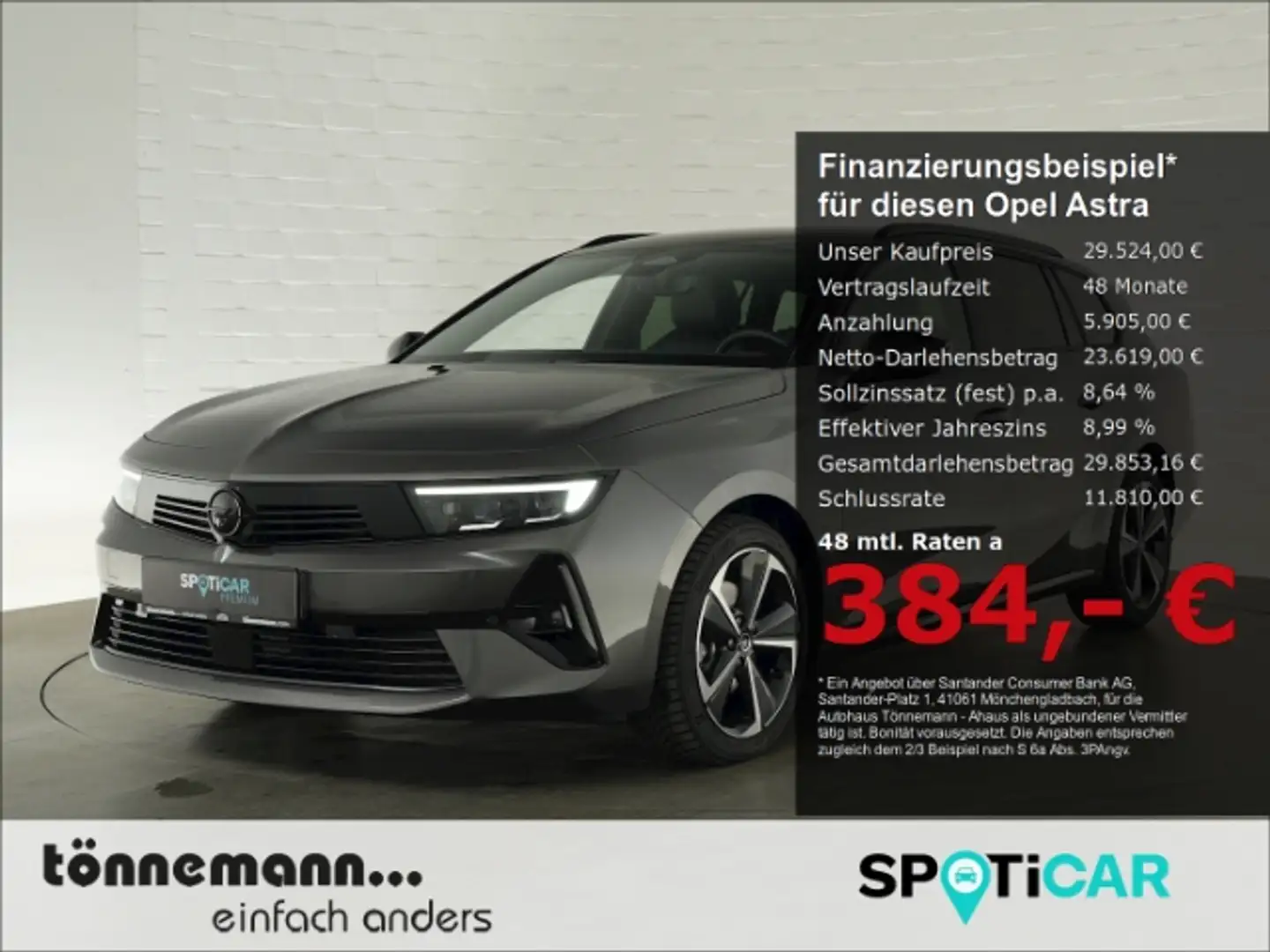 Opel Astra L ST GS AT+MATRIX-LED-SCHEINWERFER+KEYLESS+360°KAM Grau - 1