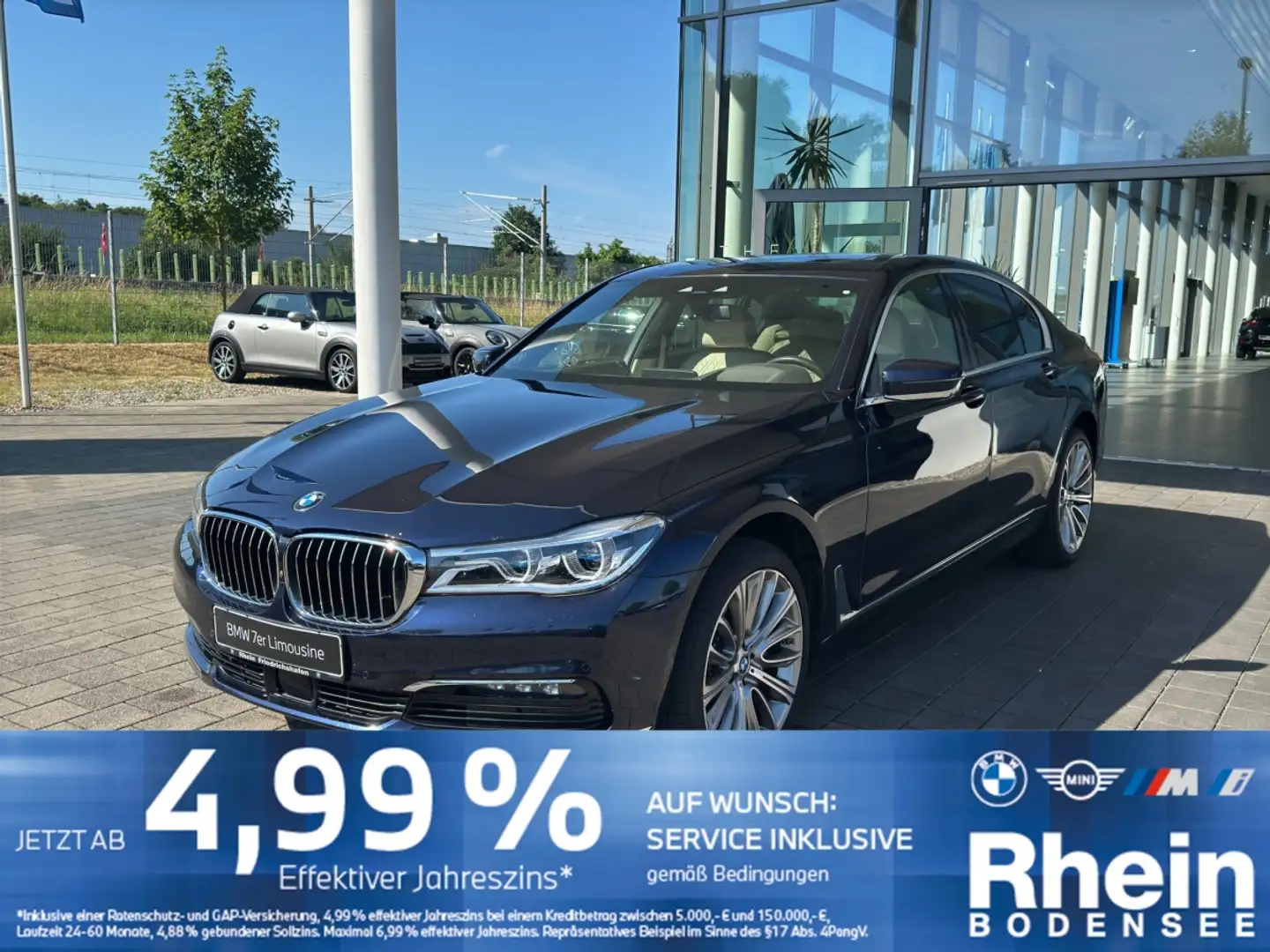 BMW 730 d xDrive ACC Memory Komfortsitze HeadUp Blau - 1
