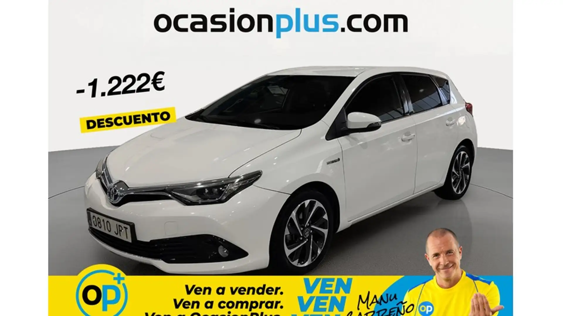 Toyota Auris hybrid 140H Feel! Blanco - 1