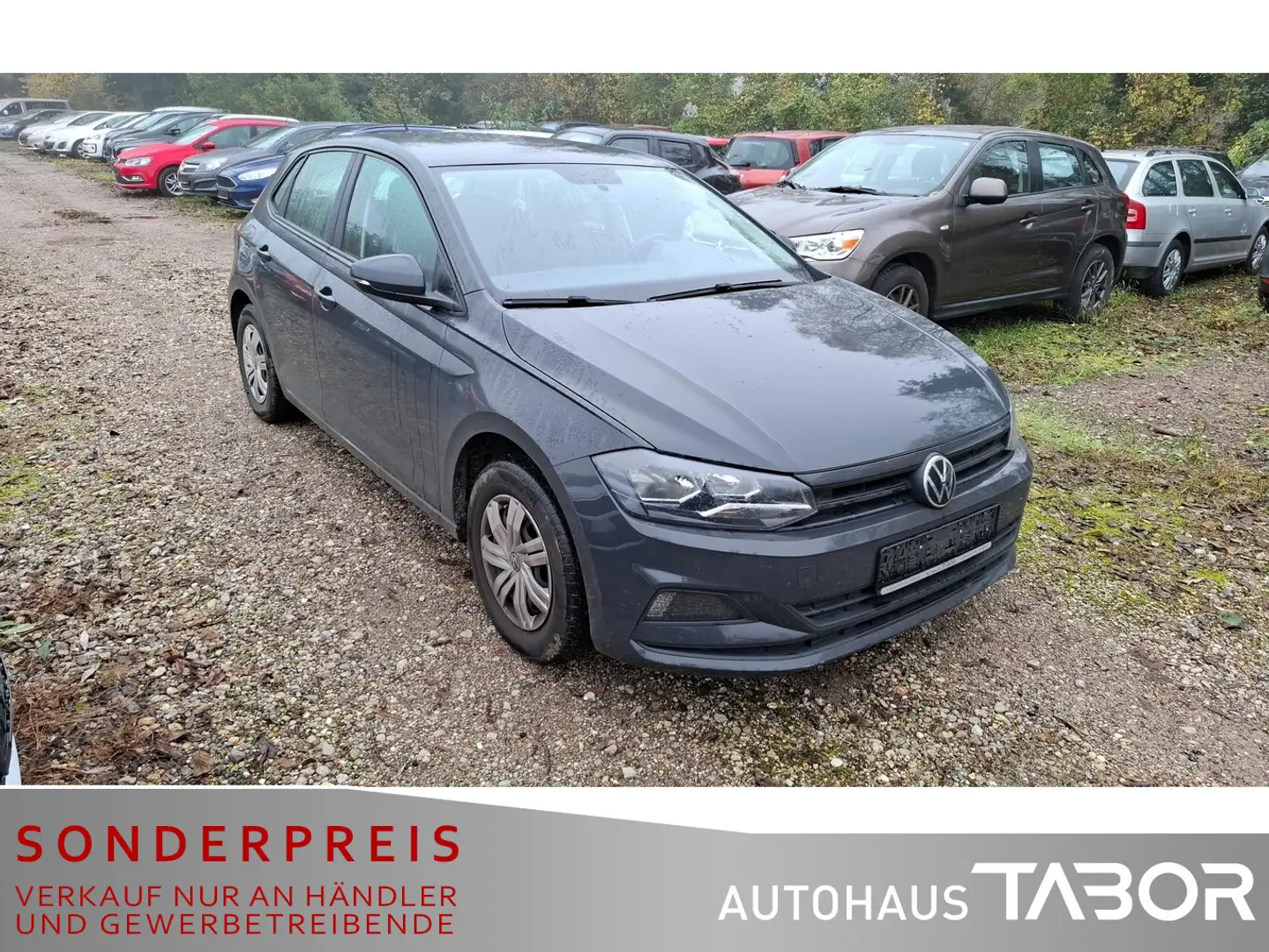 Volkswagen Polo 1.0 Trendline Klima AHK Audio Composition Grau - 2