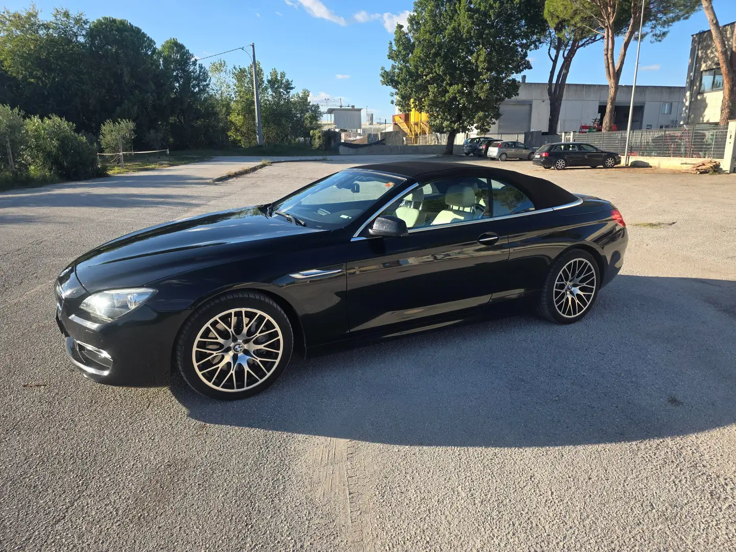 BMW 640 640d Cabrio Futura auto Nero - 1
