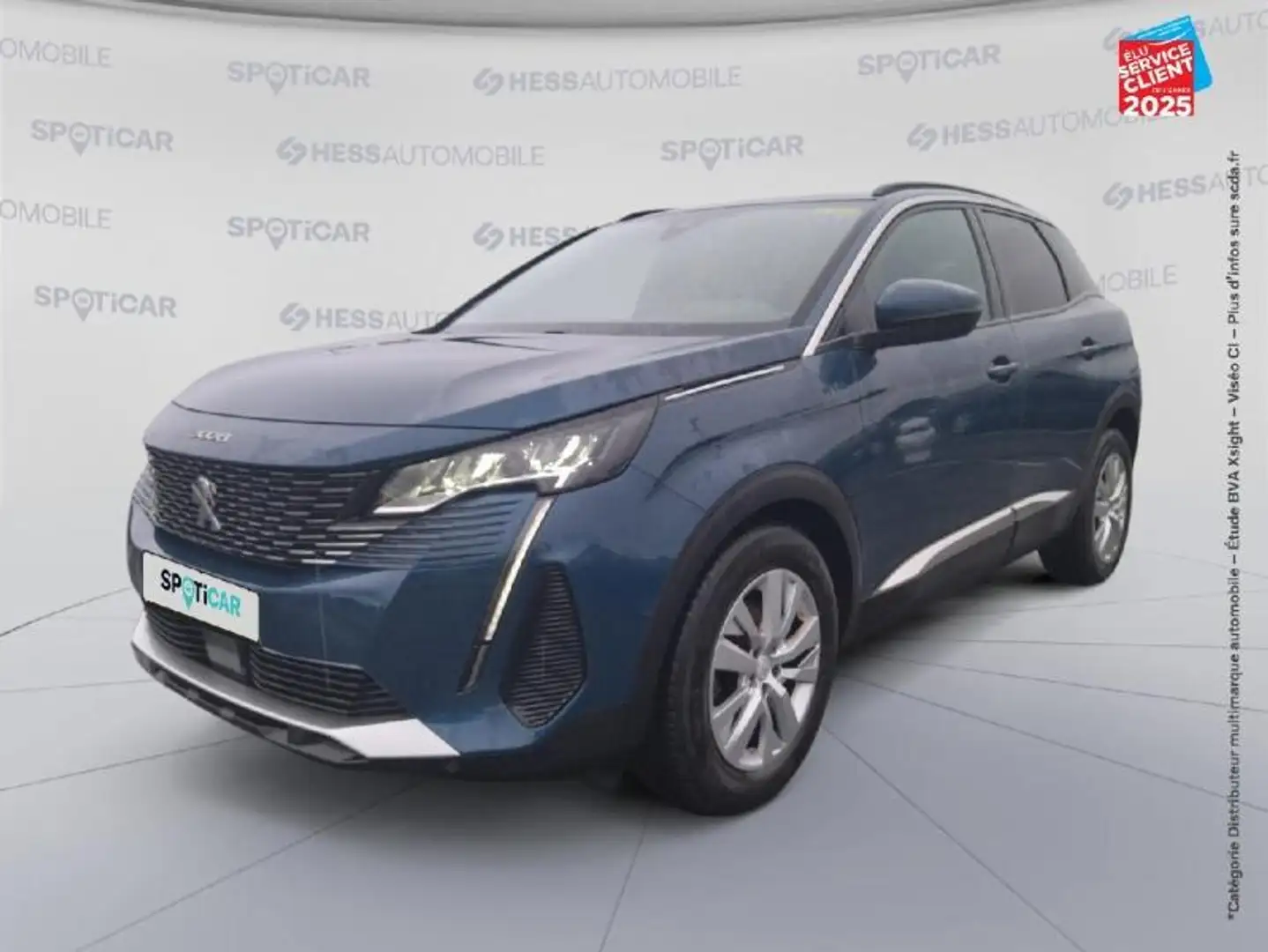 Peugeot 3008 1.2 PureTech 130ch S\u0026S Style EAT8 Bleu - 1