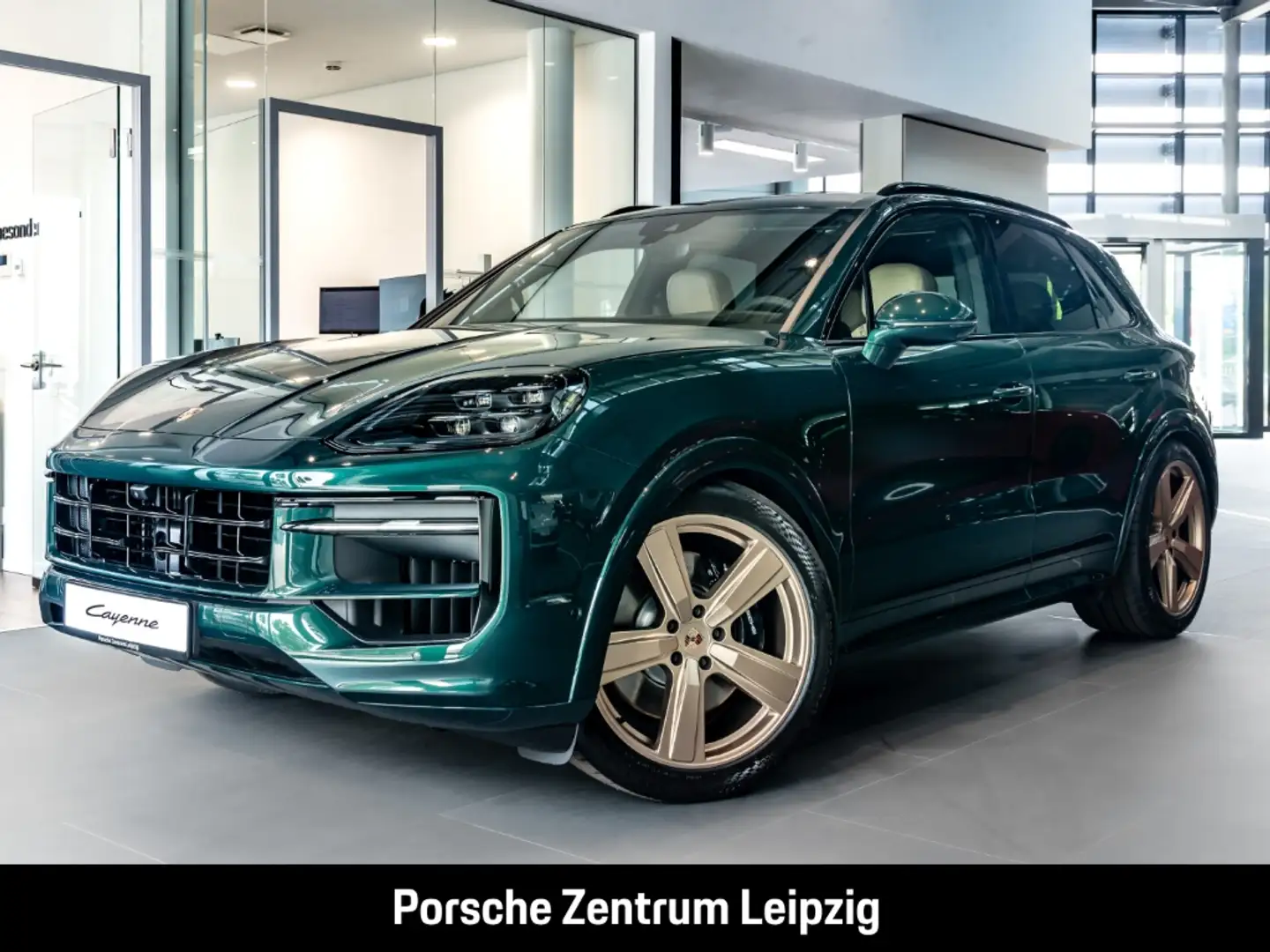 Porsche Cayenne S Racinggreen! Burmester HeadUp SportDesign Grün - 1