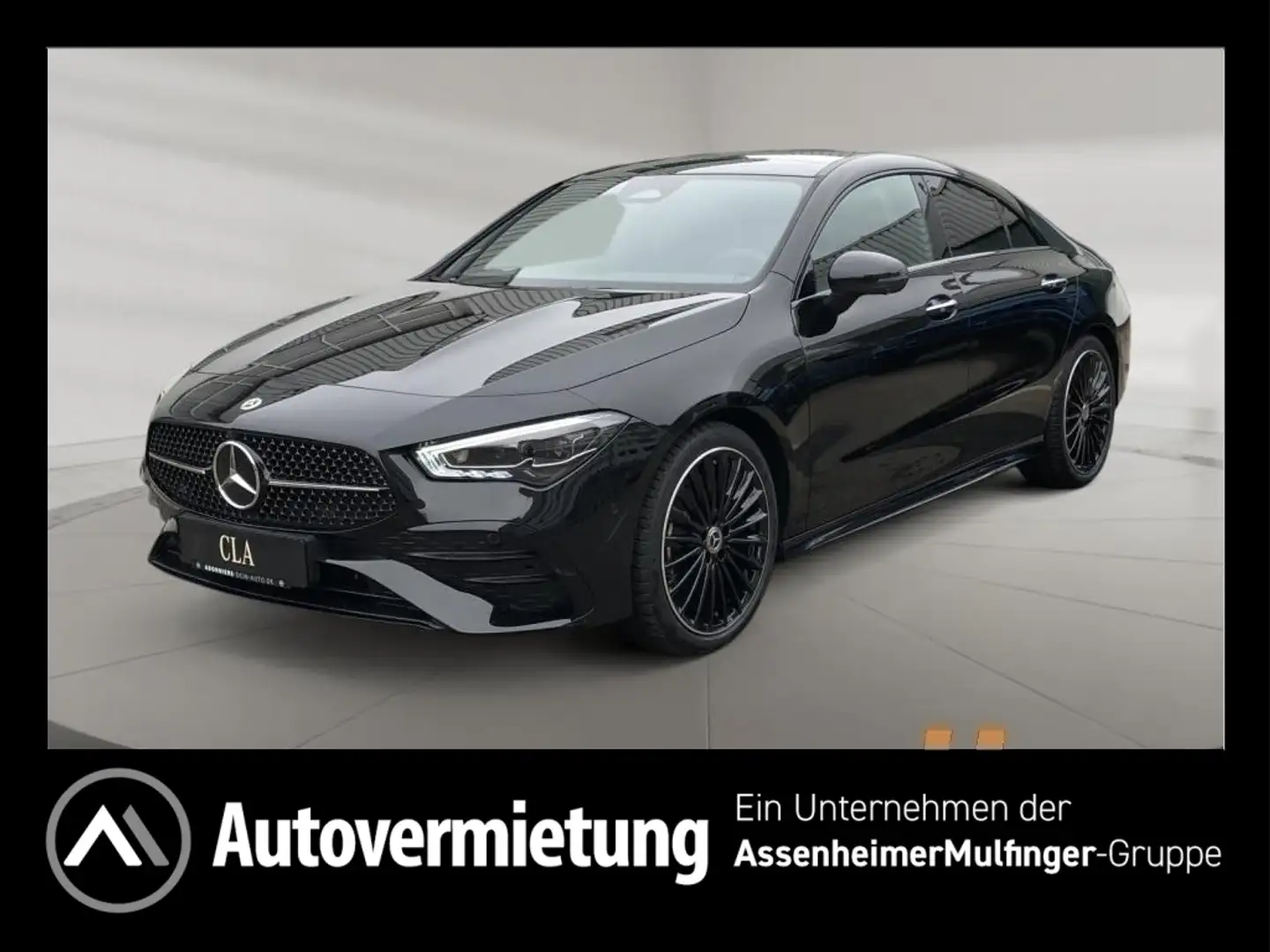 Mercedes-Benz CLA 200 Coupe +MBUX+AMG+Wide+MBeam+Pano+AHK+PDC Zwart - 1