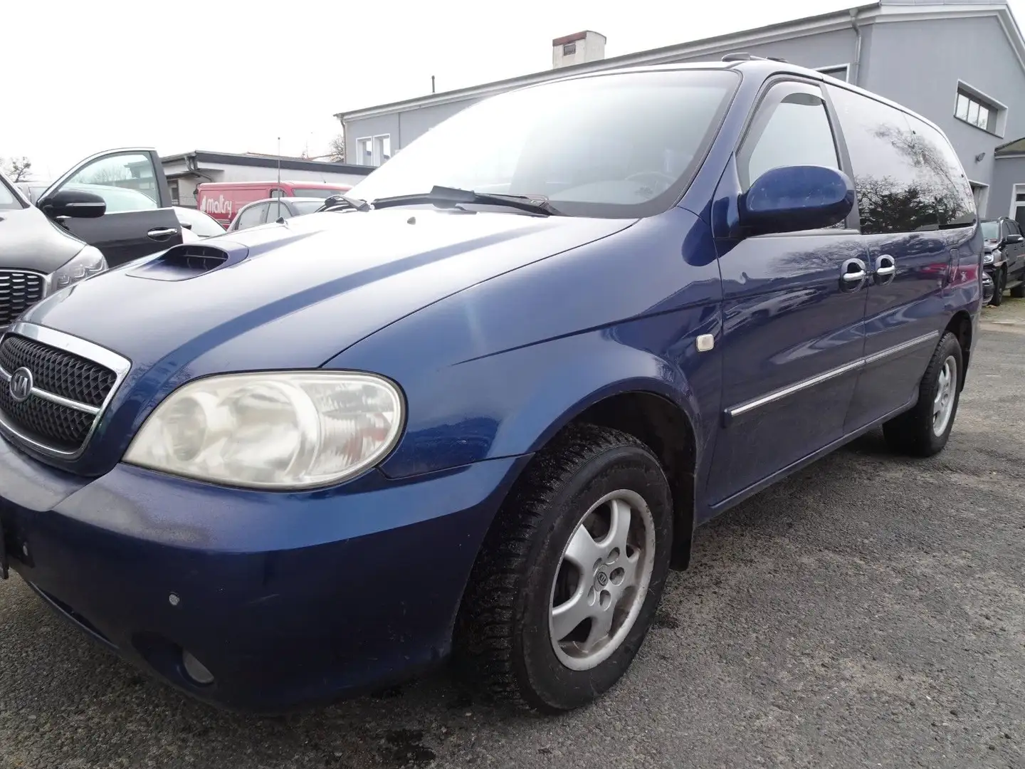 Kia Carnival 2.9 CRDi LX-AUT.,6SITZE, KLIMA-AHK- Blauw - 1