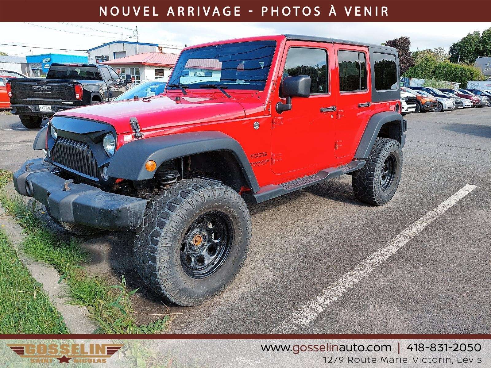2016 Jeep Wrangler 4 RM, 4 portes, Sport