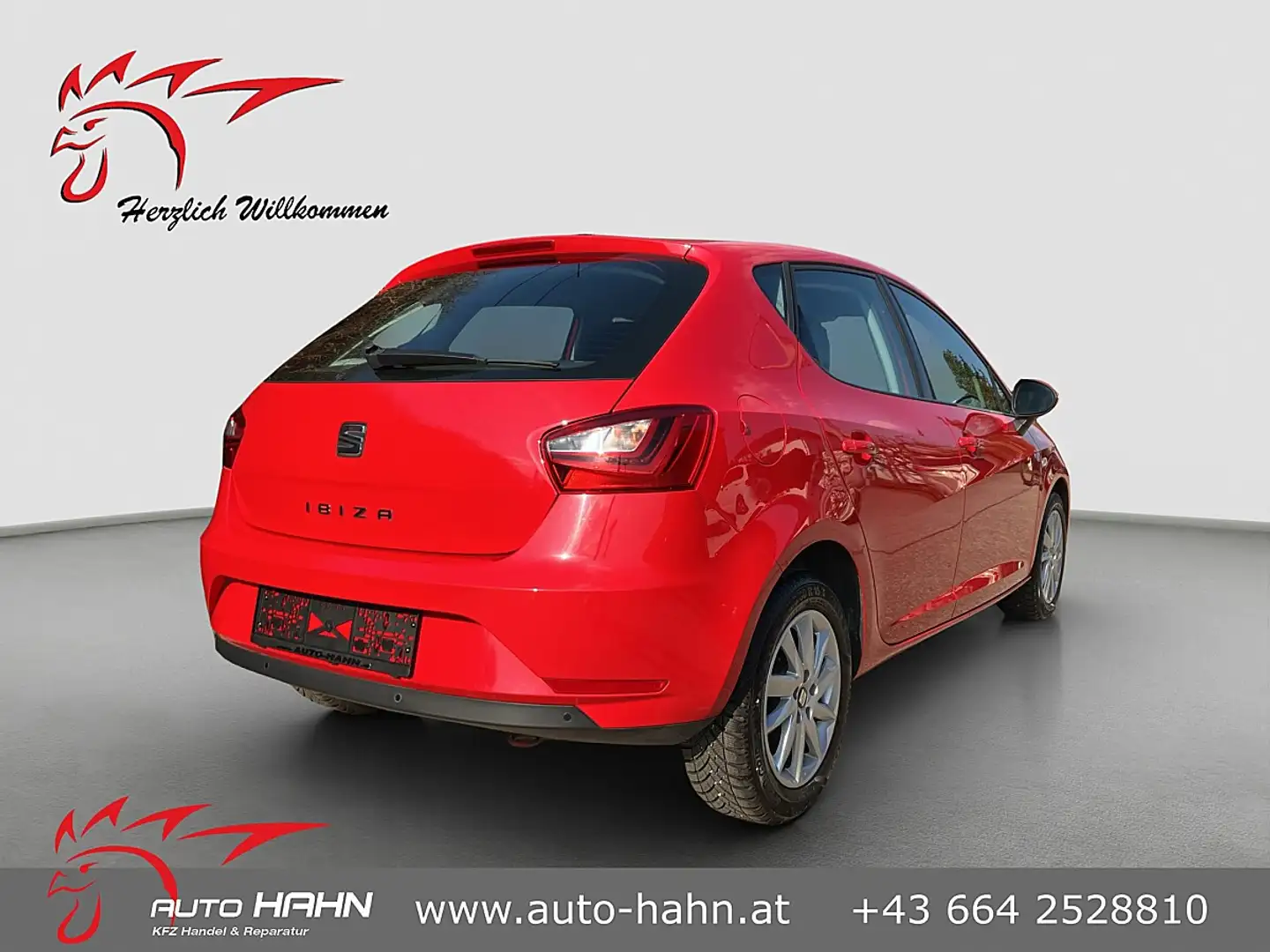 SEAT Ibiza 1,0 Style Start-Stopp  Erstbesitz/ Xenon -Schei... Rot - 2