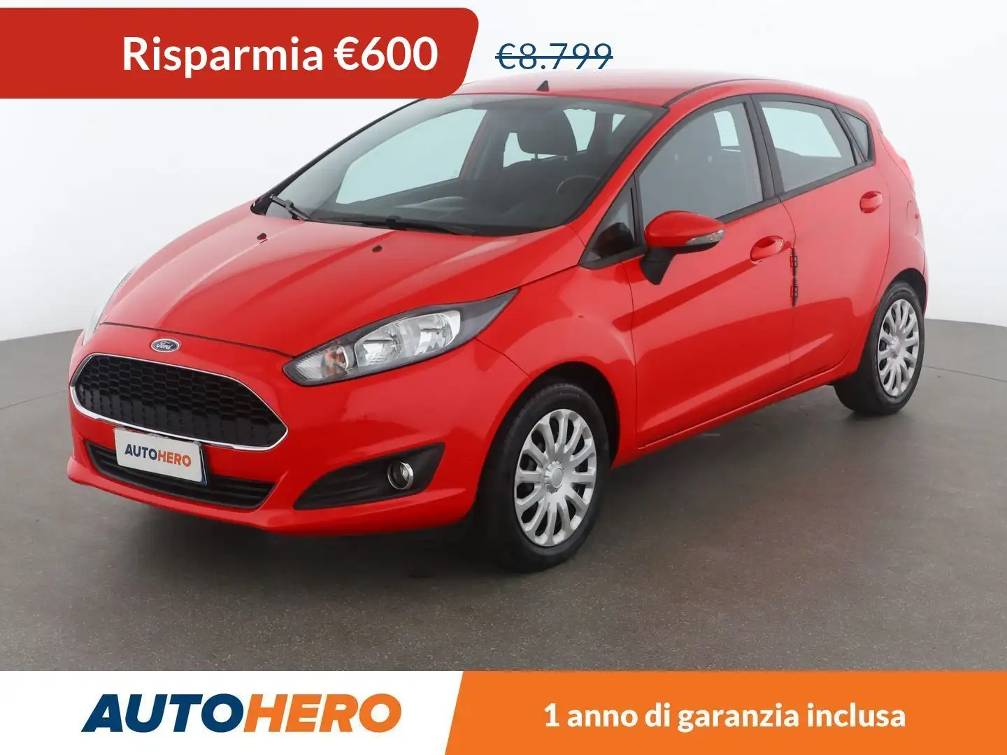 Ford Fiesta 1.25 Business 60 CV Rosso - 1