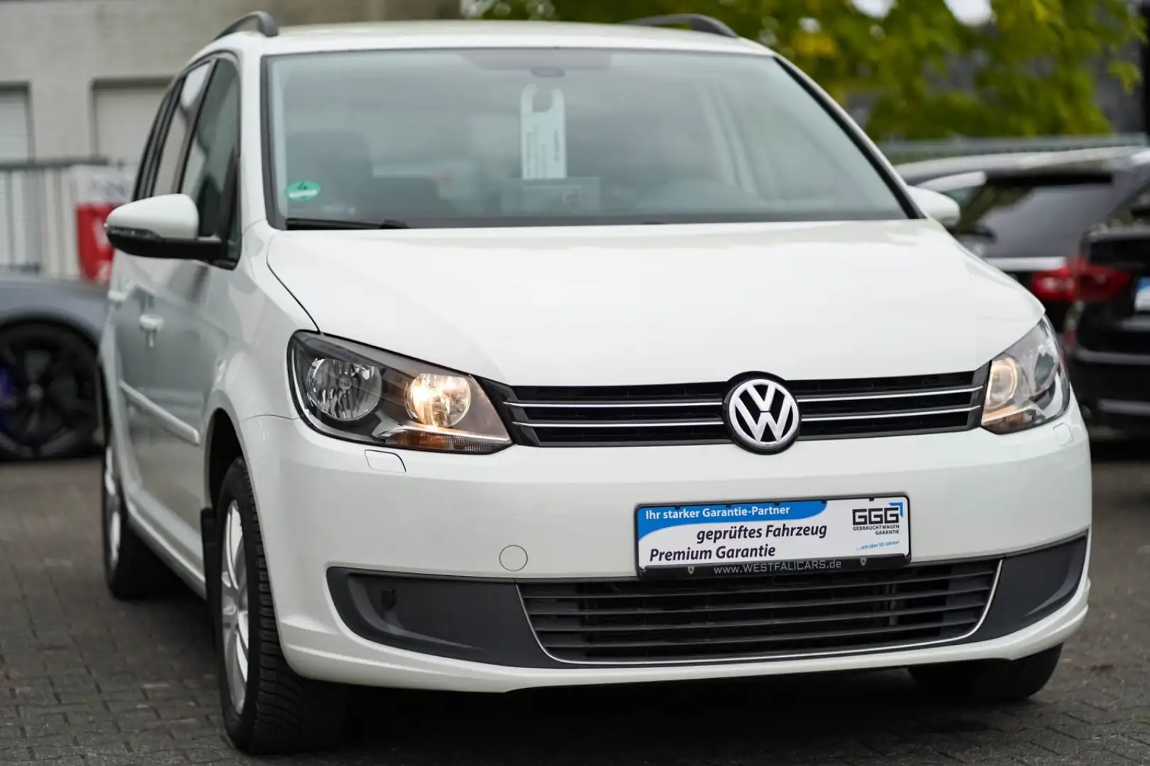 Volkswagen Touran Comfortline BlueMotion TGI Automatik AHK Blanc - 1