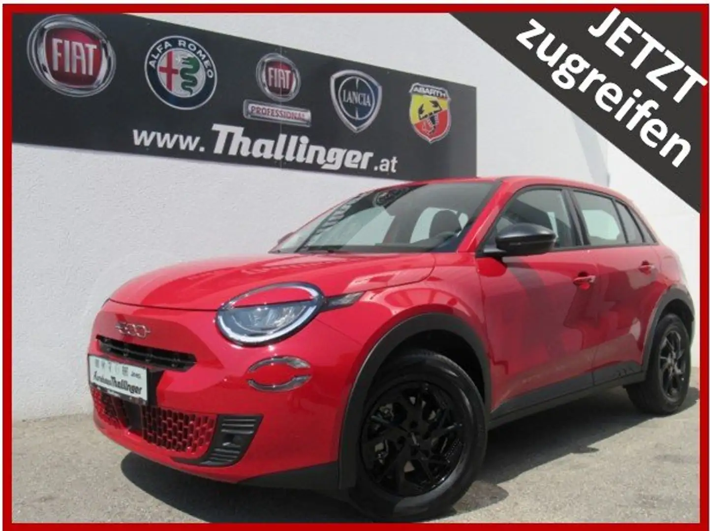 Fiat 600 Hybrid Pop T-Gen3 145PS Rot - 1