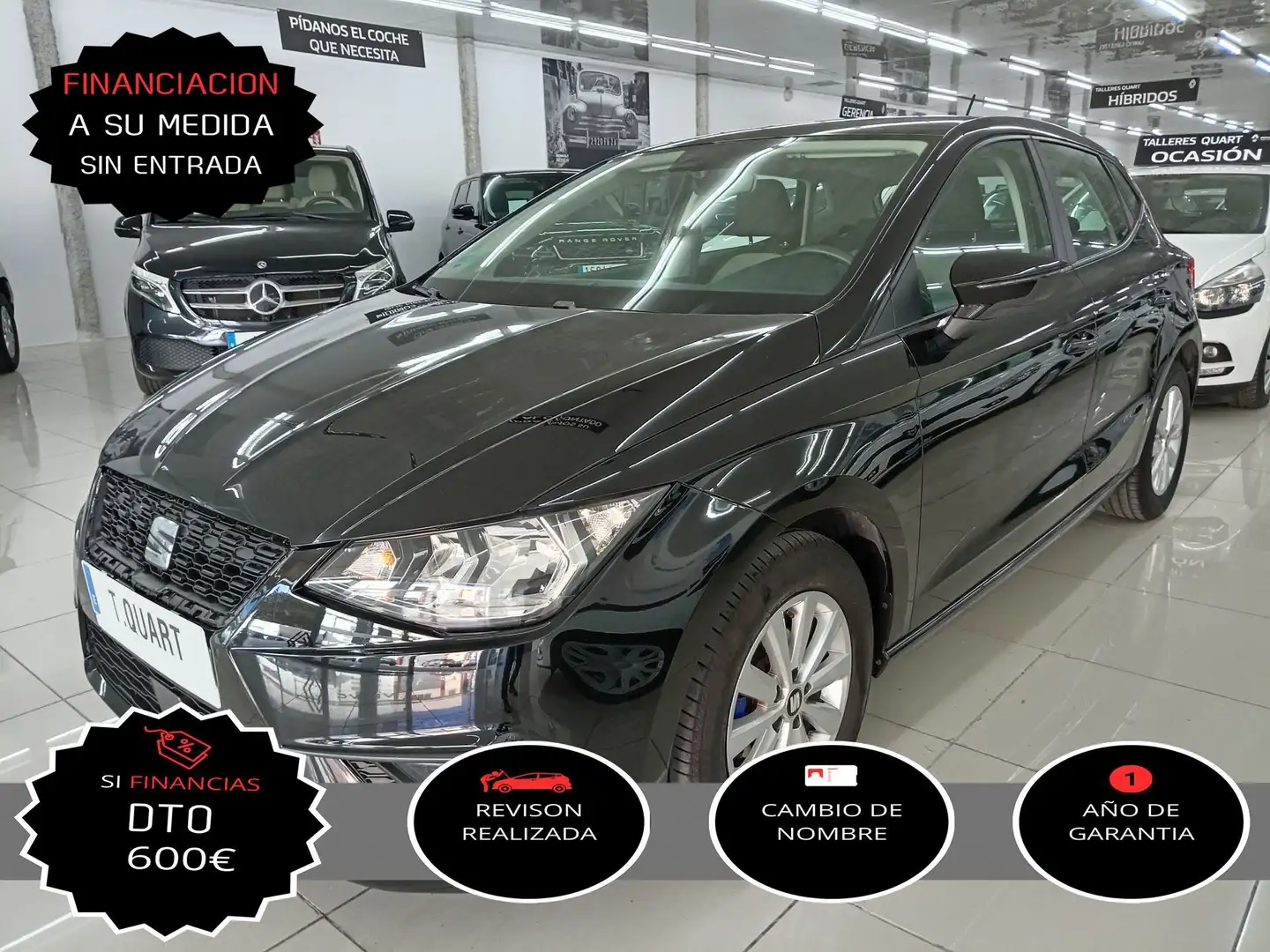 SEAT Ibiza 1.0 MPI Evo S&S Style XM 80 Zwart - 1