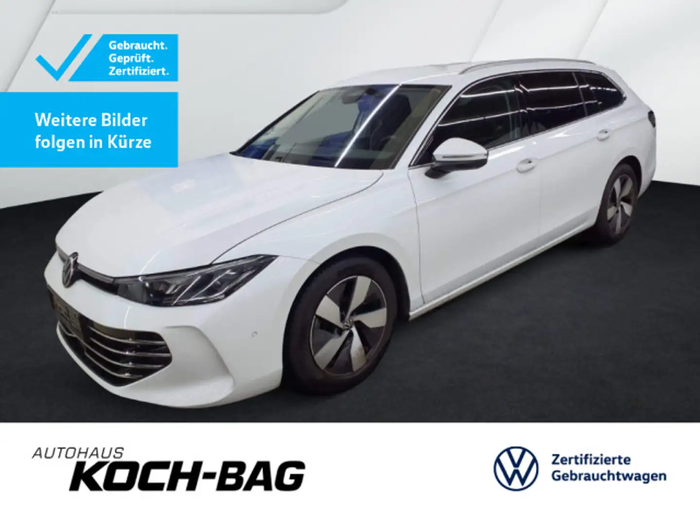 Volkswagen Passat Variant 2,0TDI Elegance AHK LED Kamera Weiß - 1