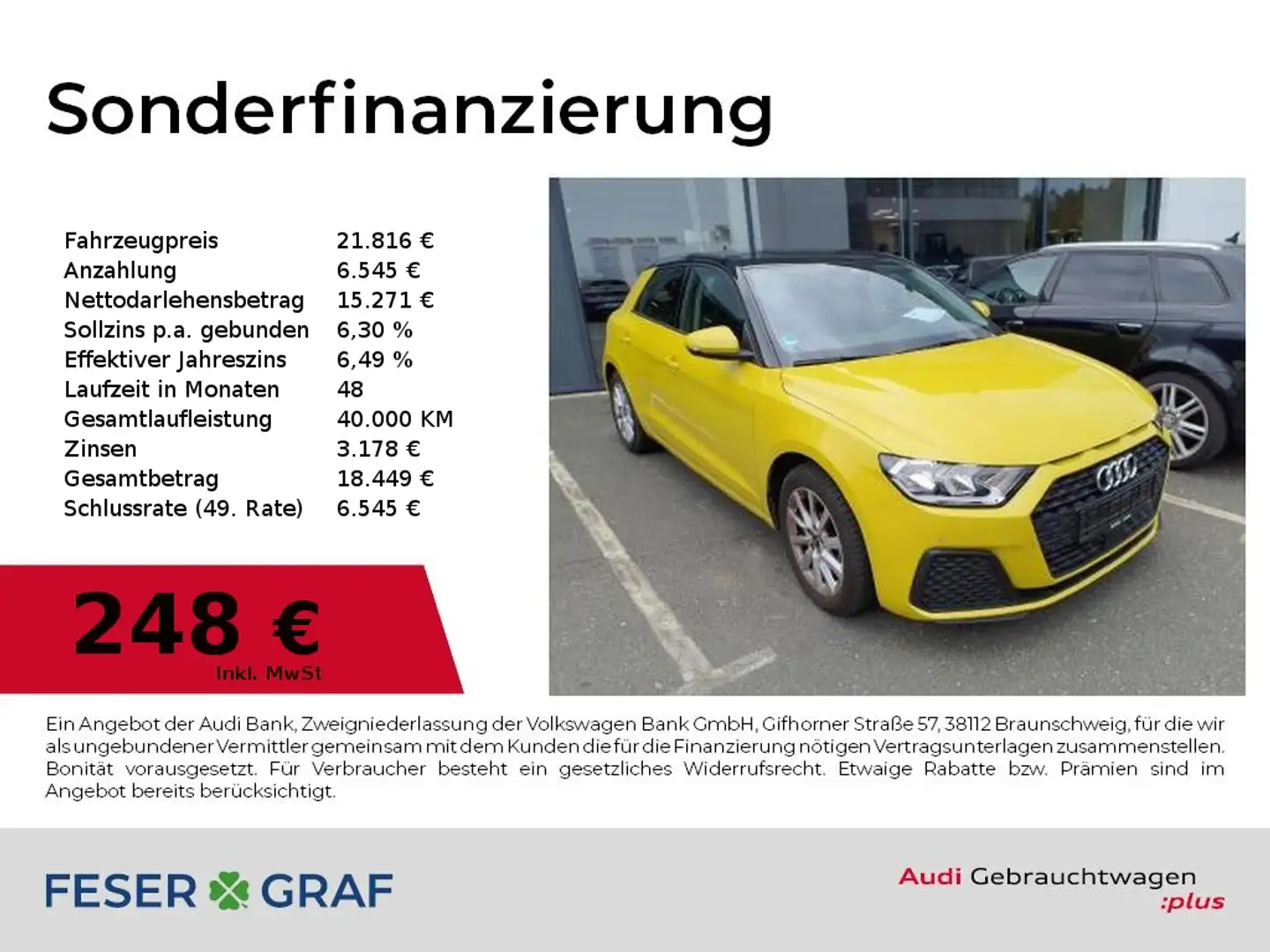 Audi A1 Sportback 25 TFSI S tronic Navi,Kamera,VC,Sitzhzg Nero - 1