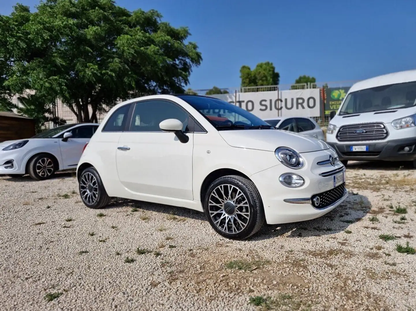Fiat 500 C 1.0 Hybrid White - 2