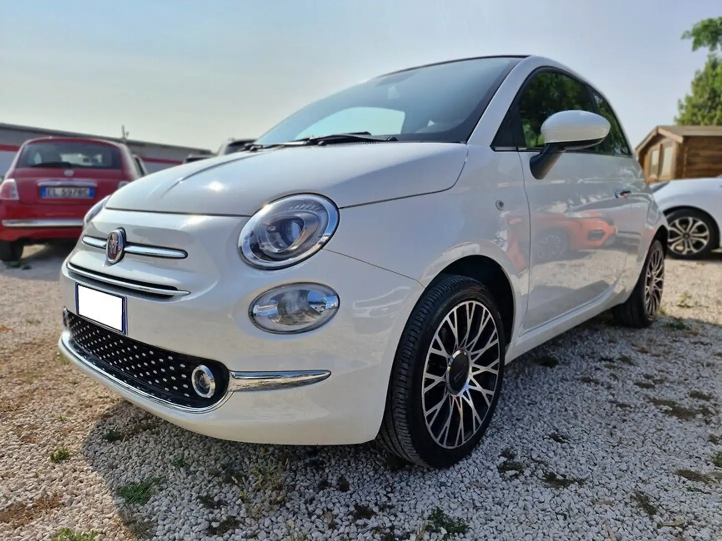 Fiat 500 C 1.0 Hybrid White - 1