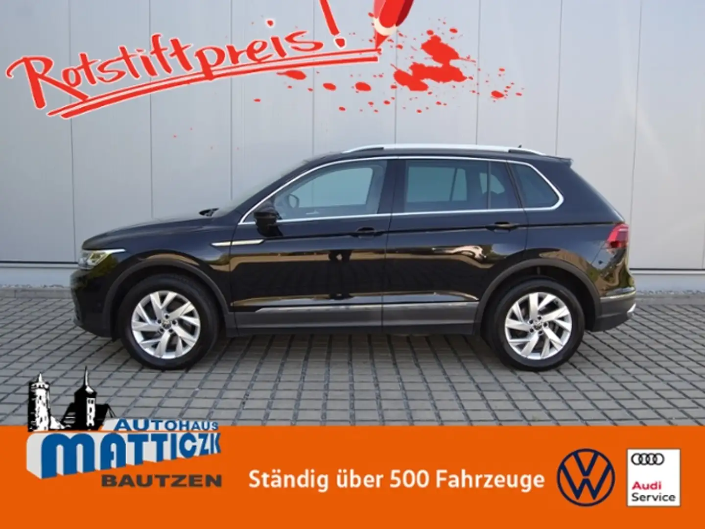 Volkswagen Tiguan 2.0 TDI 200 PS 4M DSG Elegance VOLL/AHK/PANORAMA/ Schwarz - 1
