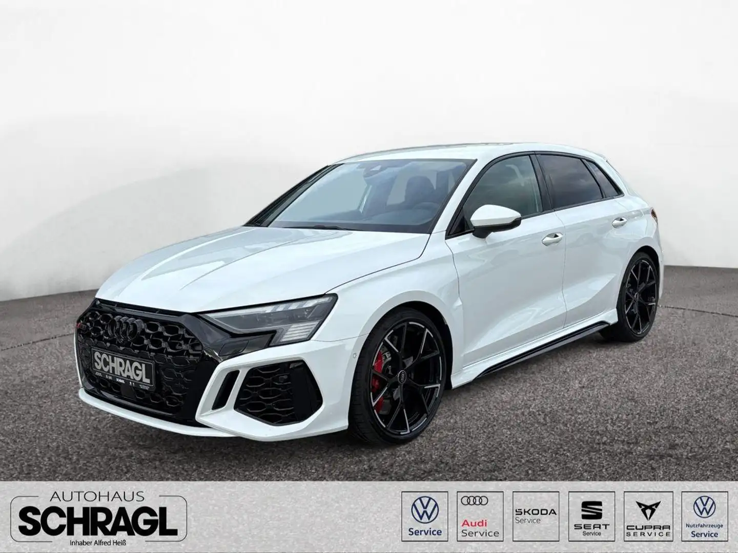 Audi RS3 Sportback 2.5 TFSI+BLACK+B&O+AREA+MATRIX+NAV Weiß - 1