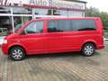 Volkswagen T5 Caravelle lang L2+9-Sitzer+Klima+AHK Rouge - thumbnail 6