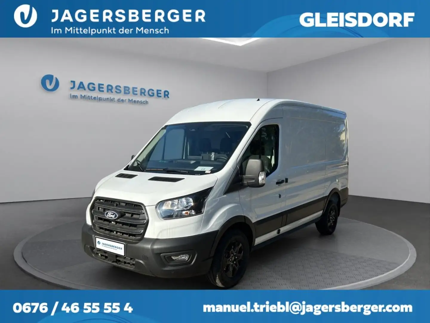 Ford Transit Trend 2,0 EcoBlue Weiß - 1