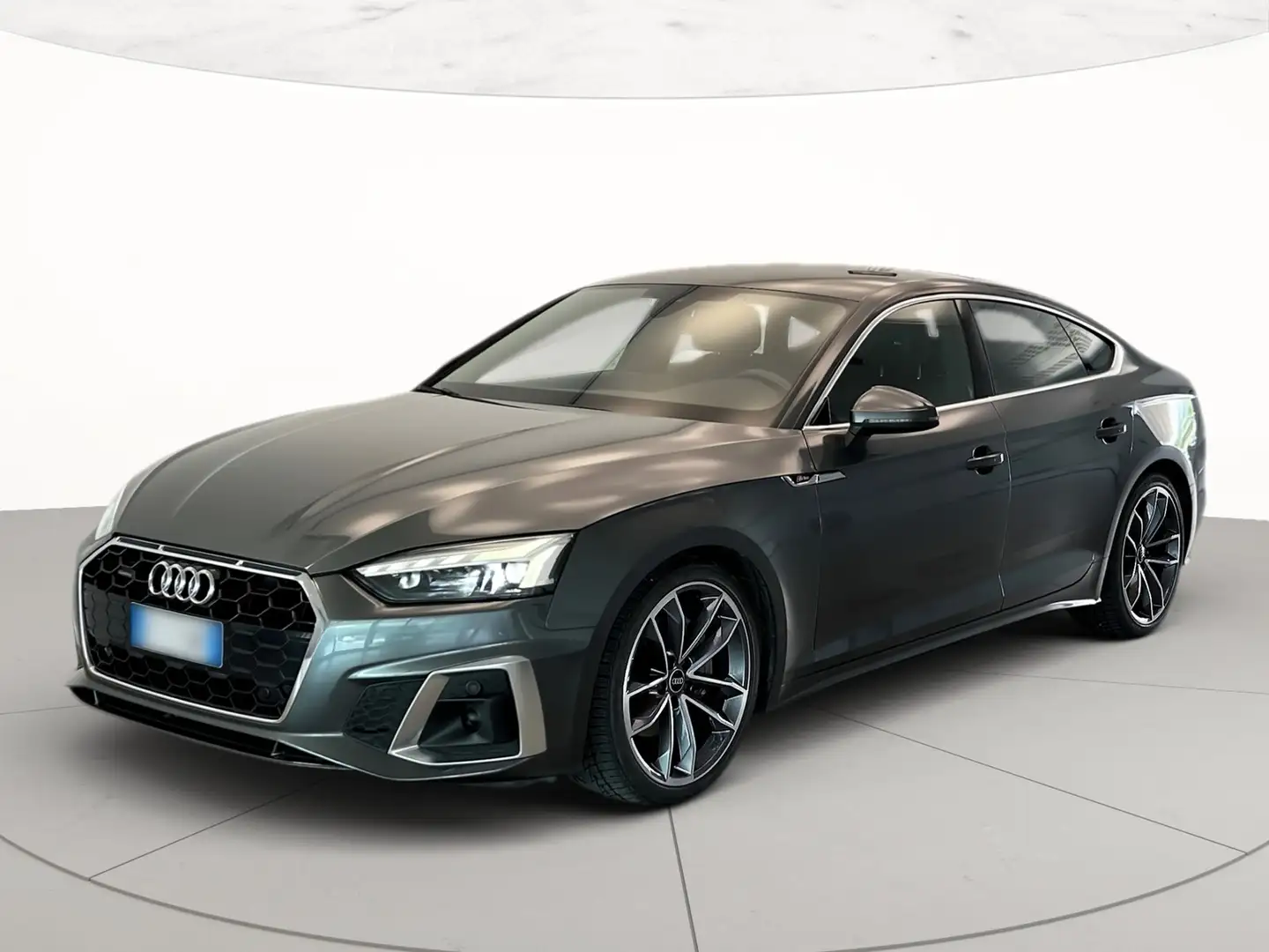 Audi A5 sportback 40 2.0 tdi mhev s line edition quattro 2 Gris - 1
