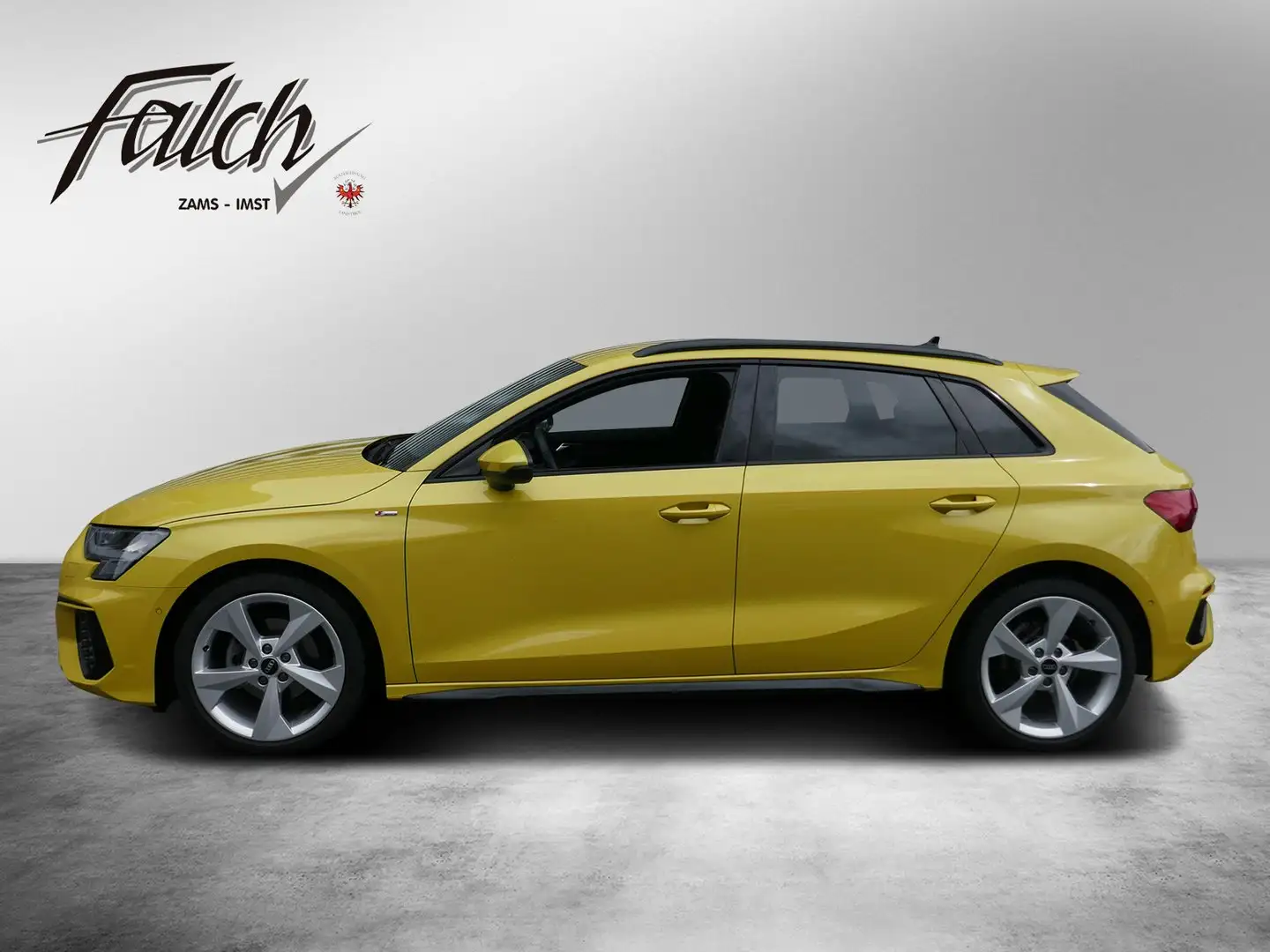 Audi A3 30 TDI S line exterieur Jaune - 2