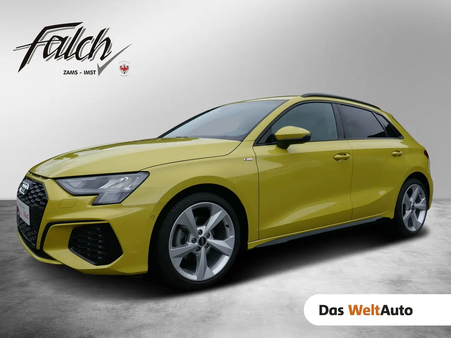 Audi A3 30 TDI S line exterieur Jaune - 1