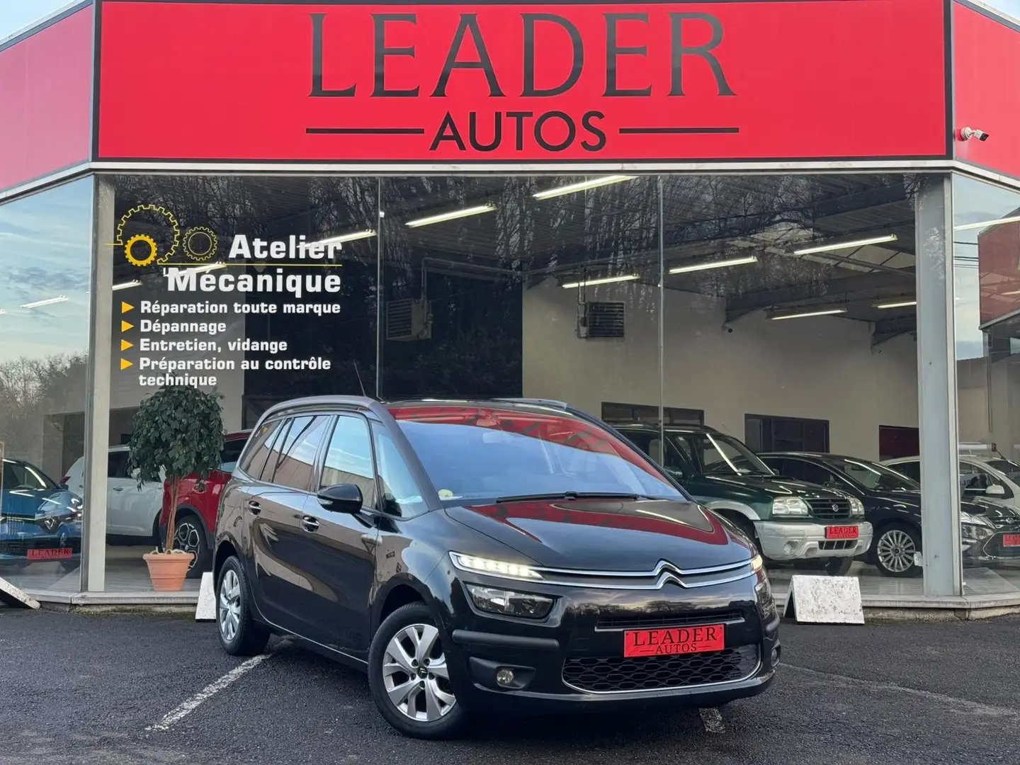 Citroen C4 Picasso 🟩1.6 HDI 116CV - 7 PLACES - CAMERA Noir - 1
