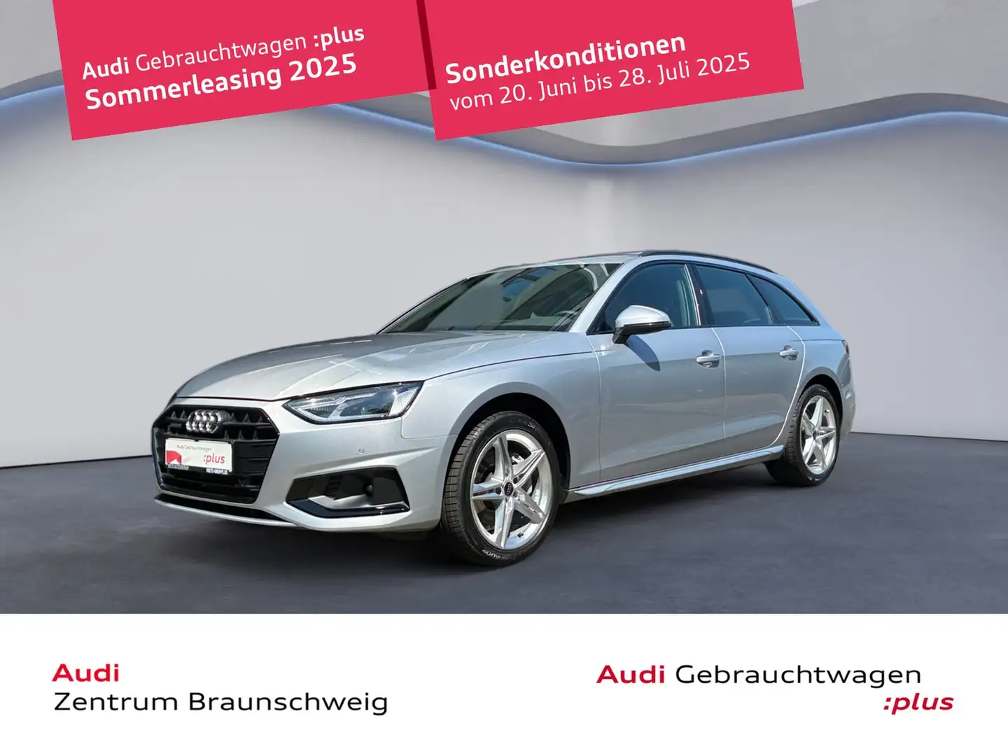 Audi A4 Avant advanced 40 TDI quattro RearView+NAVI+SHZ Silber - 1
