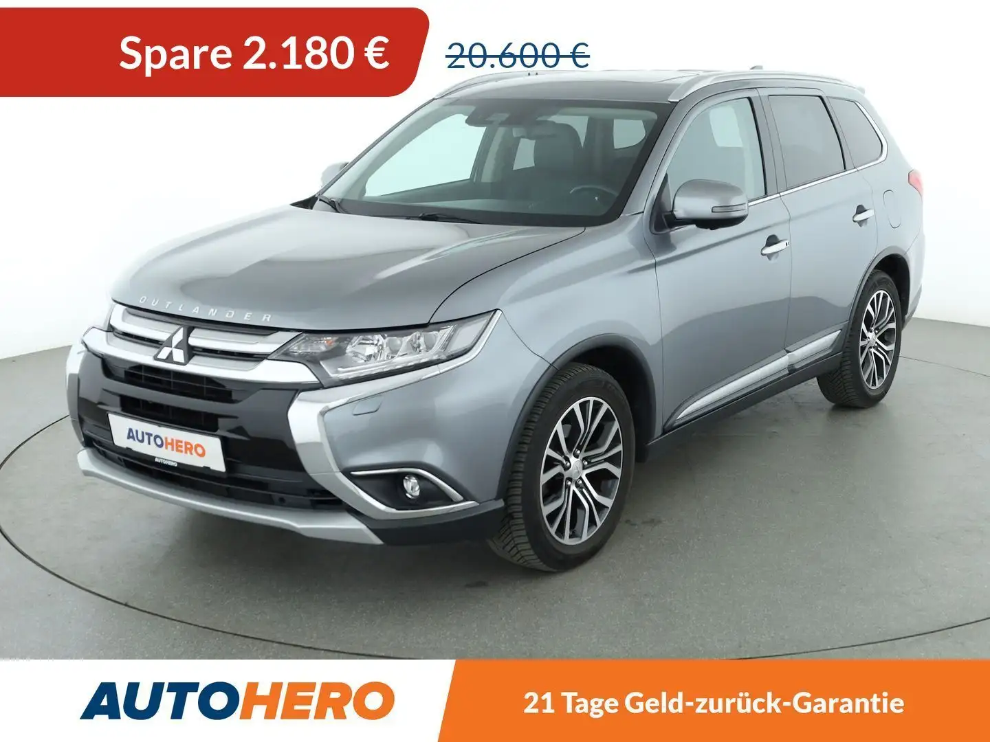 Mitsubishi Outlander 2.0 MIVEC Top 4WD Aut.*NAVI*XENON*360CAM*SHZ*LHZ* Gris - 1
