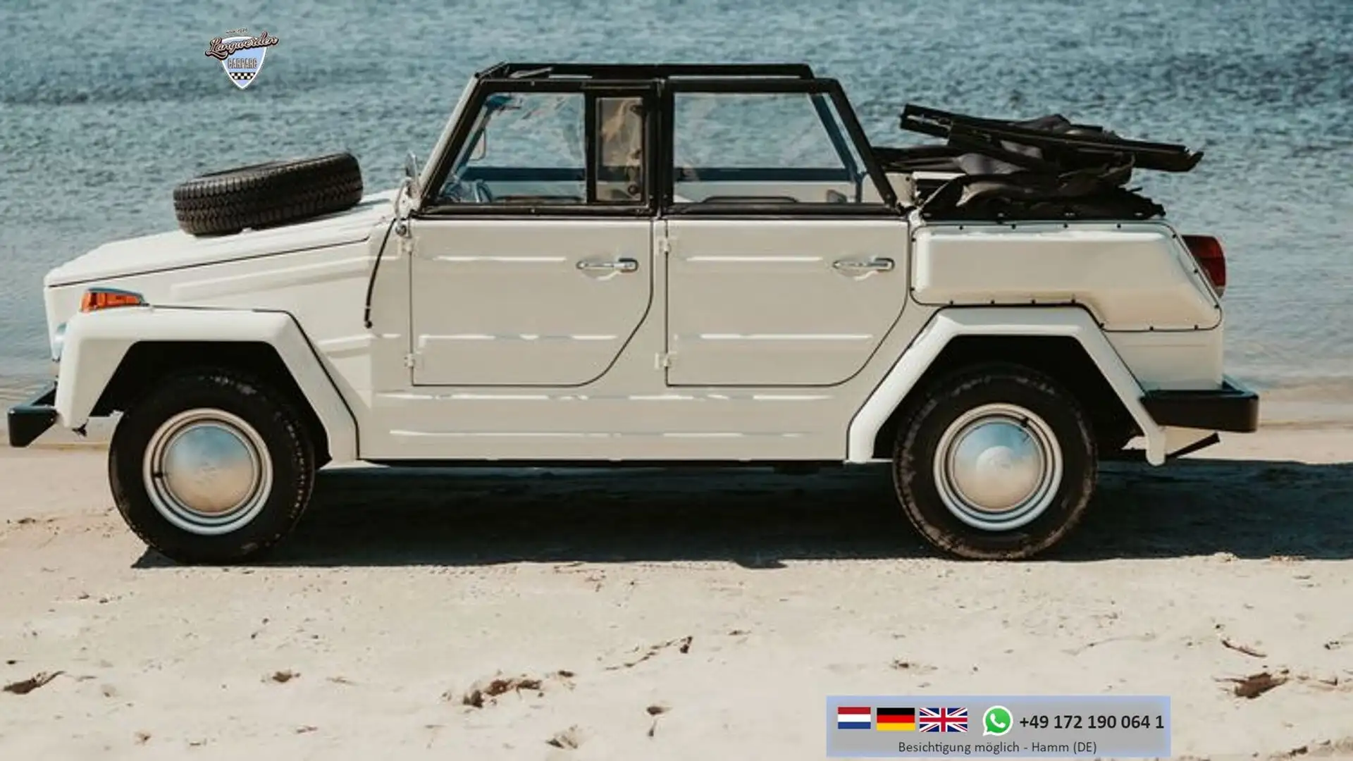 Volkswagen 181 Zivil Top Zustand! Original! Einer der letzt Blanc - 1