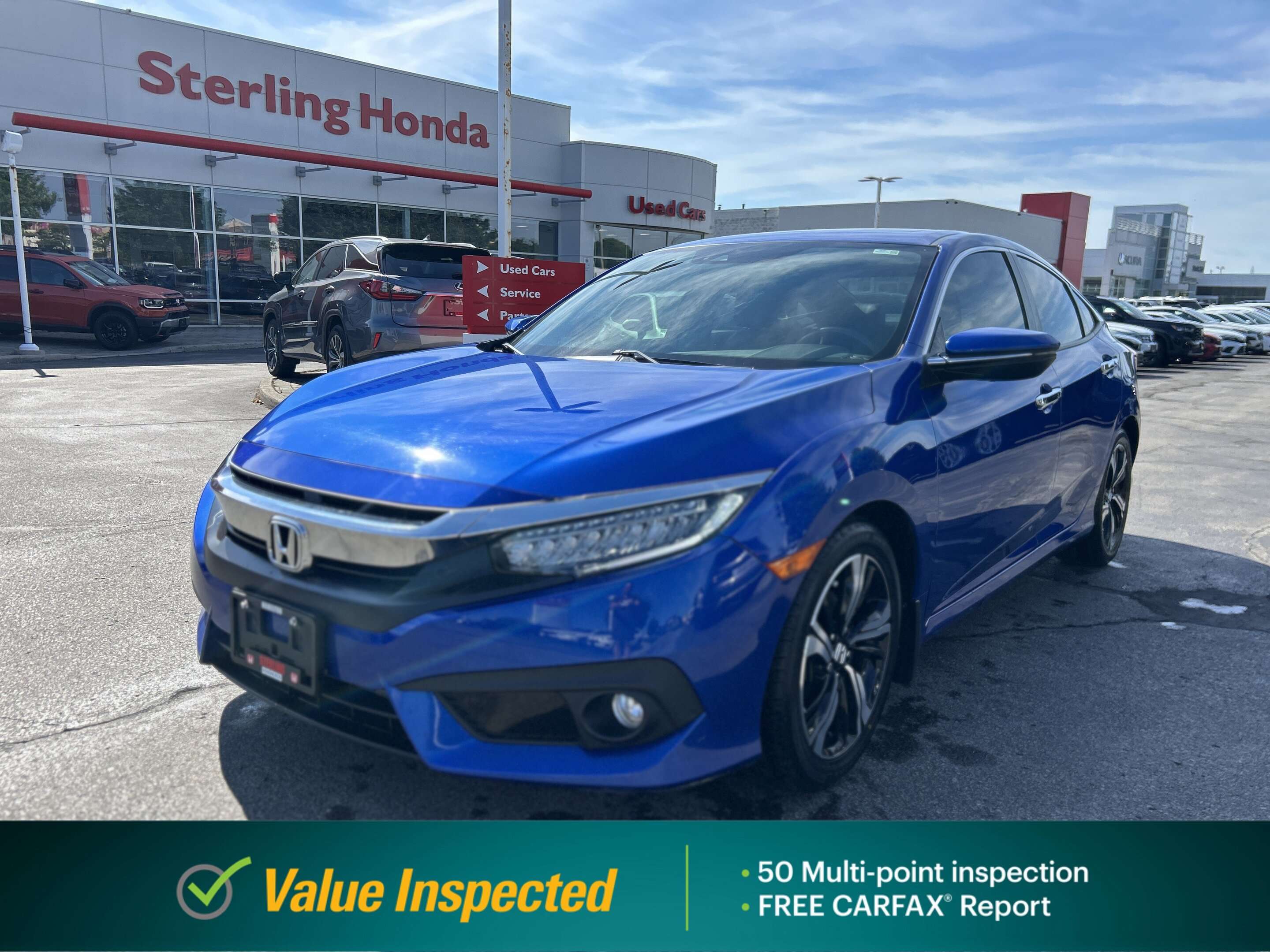 2018 Honda Civic Touring | Sunroof | Leather | Backup Camera